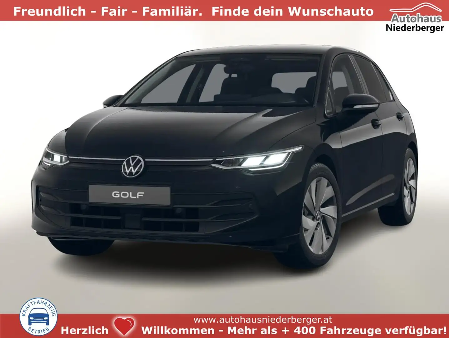 Volkswagen Golf 8 1.5 eTSI 150 DSG LED Nav Keyl AHK 5J.Gar 110 ... Schwarz - 1