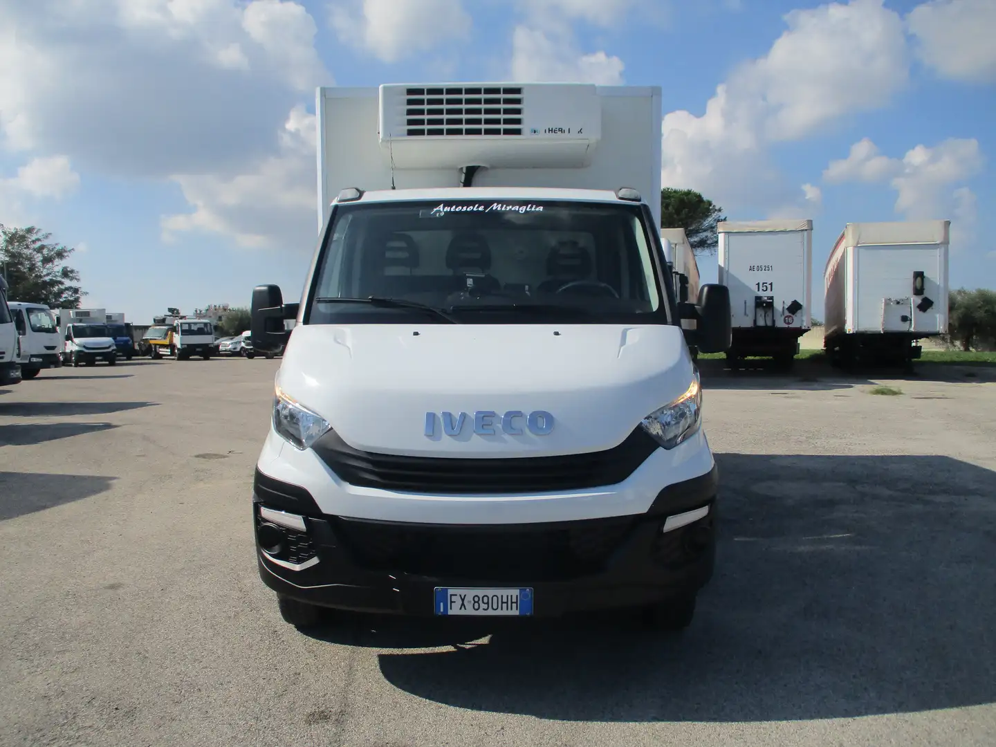 Iveco Daily 35C15 3000 150CV E6 FRIGO ATP FRCX 09/2028 7PEDANE Blanc - 2