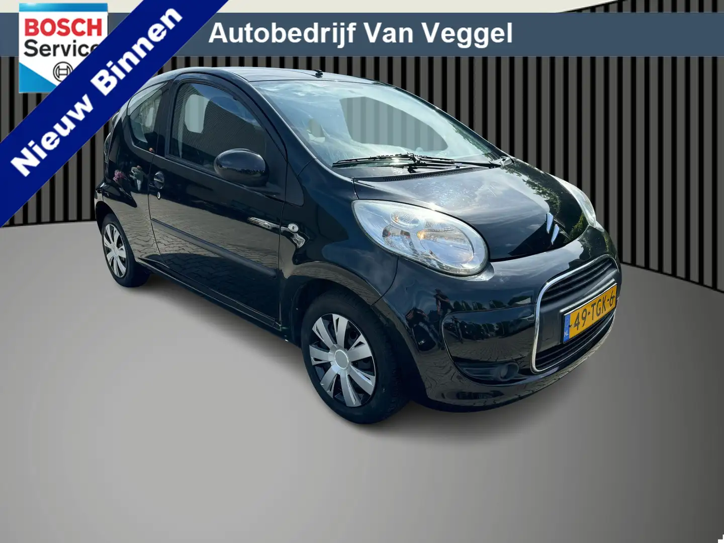 Citroen C1 1.0-12V Selection airco, elek ramen, centrl vergr, Negro - 1