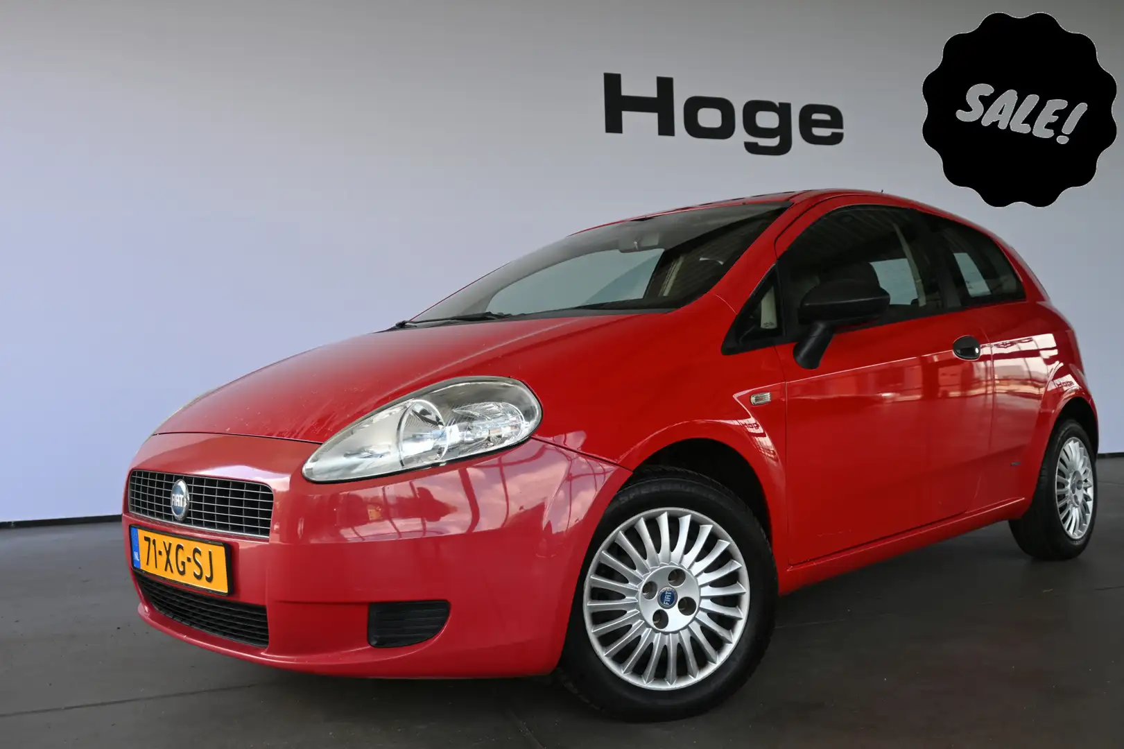 Fiat Grande Punto 1.2 Active Airco MP3 Elektrisch Pakket Rijklaarpri Червоний - 1