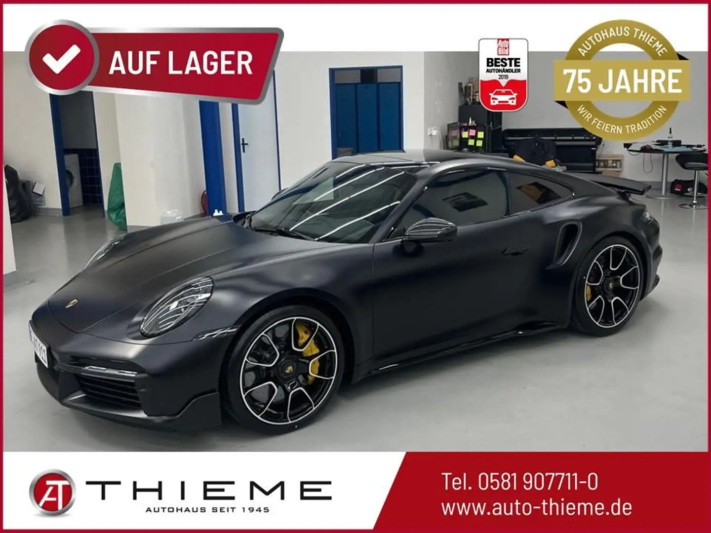 Porsche 992 Turbo S - Aero/Burmester/Lift/Folie/Akrapovic/V... Schwarz - 1