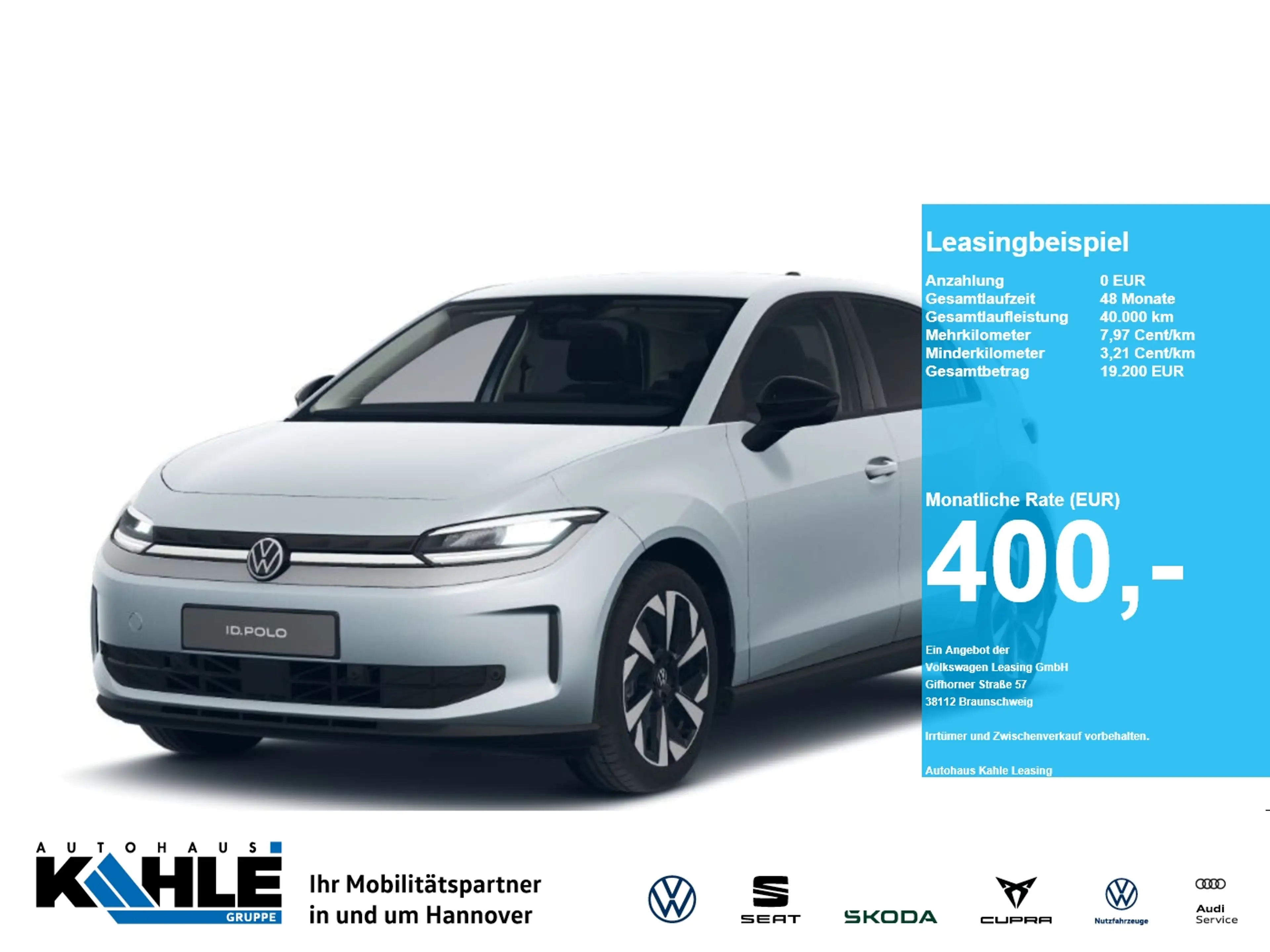 Volkswagen ID. Polo Life 52 kWh CarPlay CCS ACC AHK LED