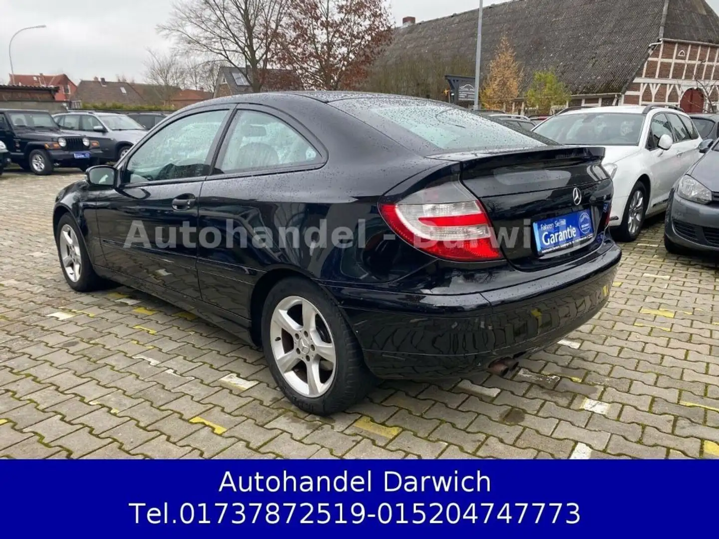 Mercedes-Benz C 160 C -Klasse Sportcoupe C 160 Klima/Alu Top Sport Schwarz - 2
