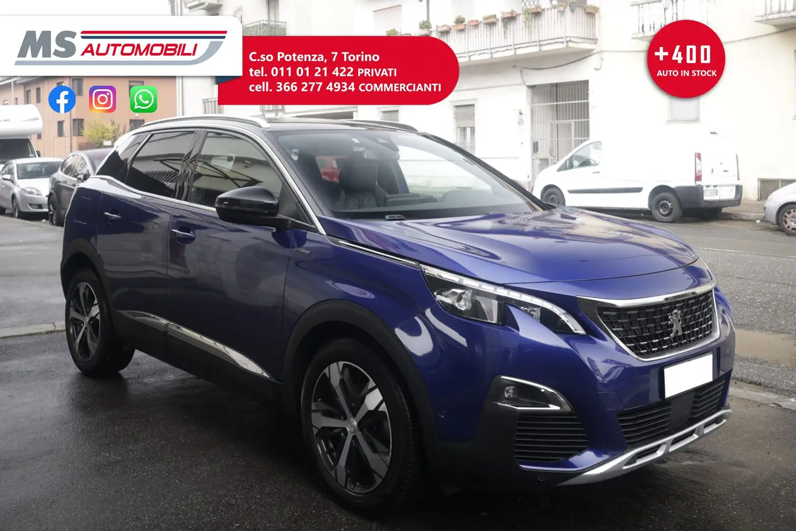 Peugeot 3008 Peugeot 3008 PureTech Turbo 180 S&S EAT8 GT Line Blu/Azzurro - 1