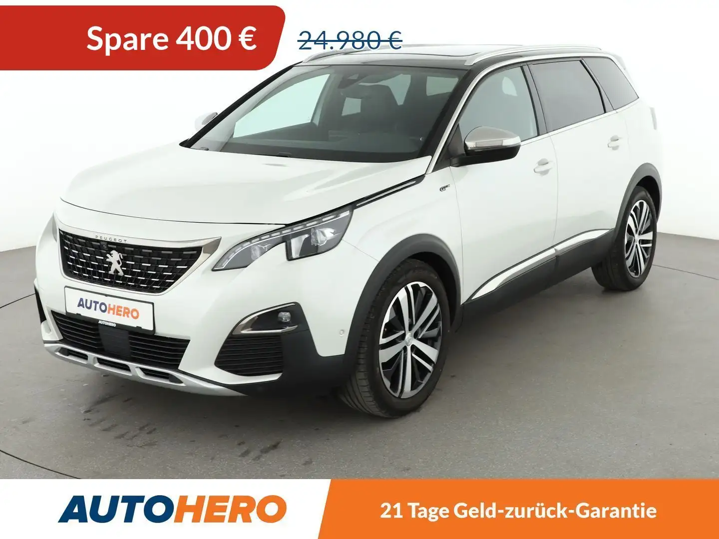 Peugeot 5008 2.0 Blue-HDi GT Aut*NAVI*LED*TEMPO*CAM*PDC*SHZ* Weiß - 1