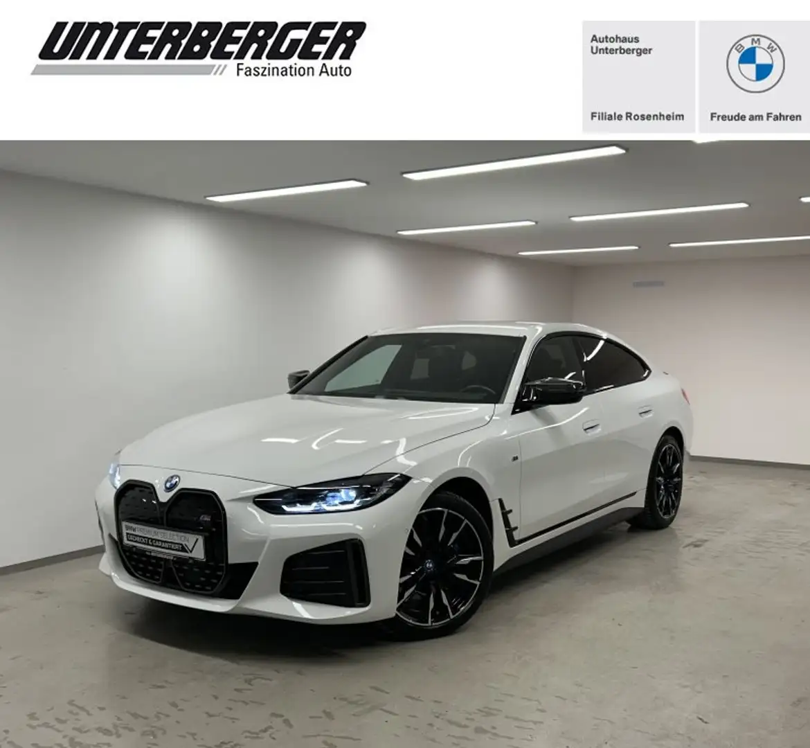 BMW i4 M50 Gran Coupé M Sportpaket PA. Plus HiFi DAB Komf Weiß - 1