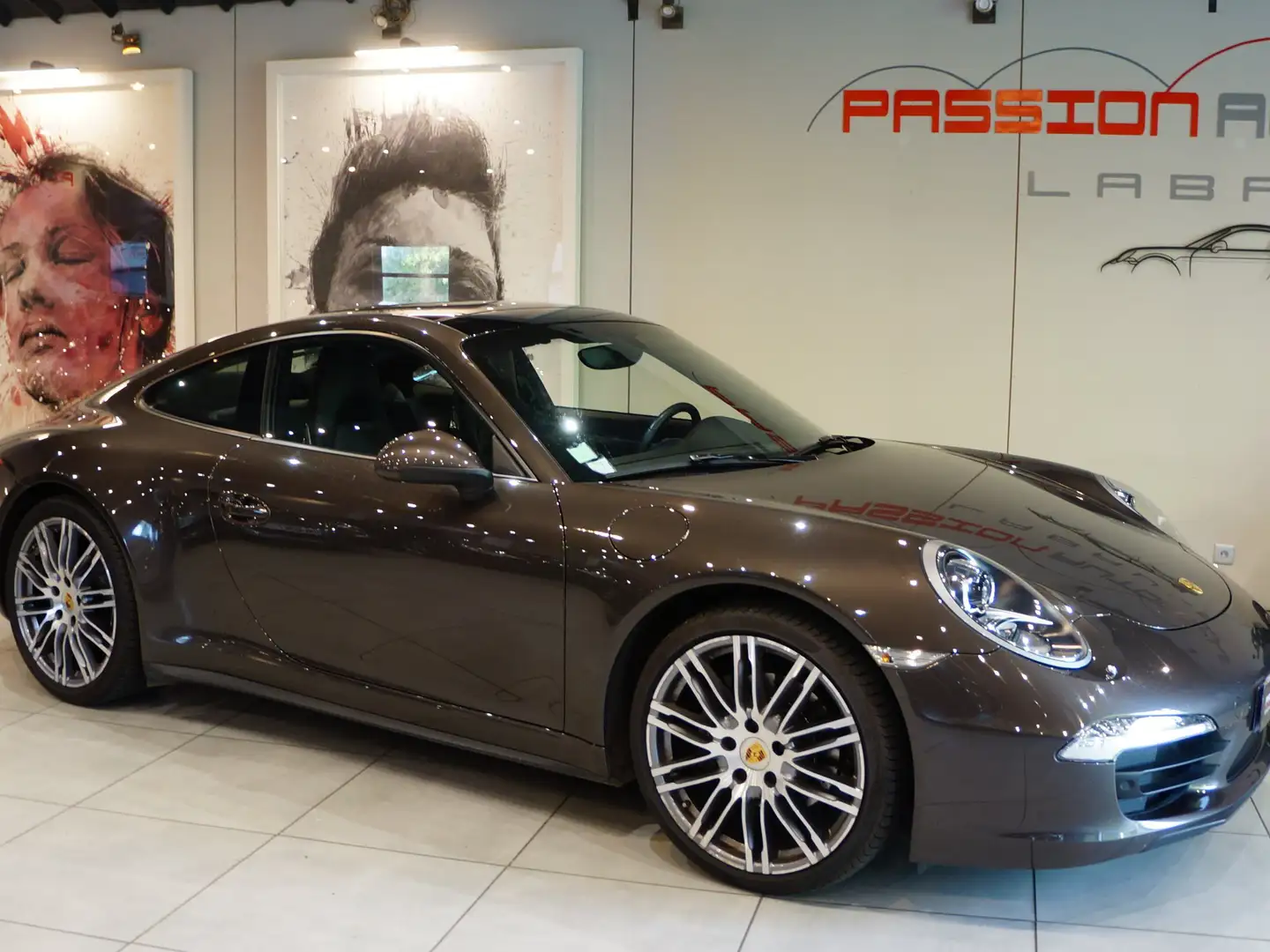 Porsche 991 Carrera 4 350ch Gris - 2