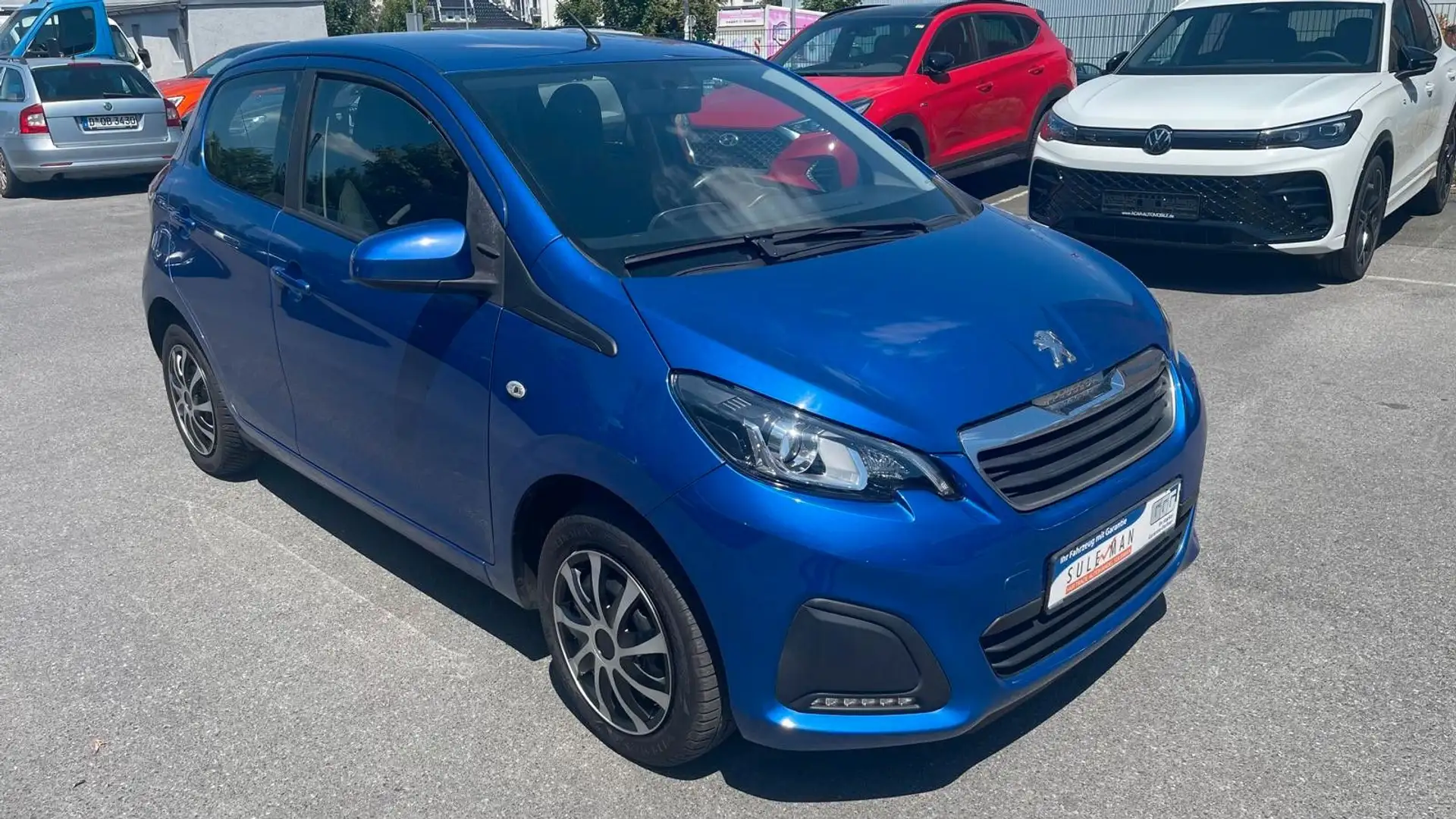 Peugeot 108 *BLUETOOTH*RADIO*MULTILENKRAD*5 TÜRER*USB*AUX Blau - 1