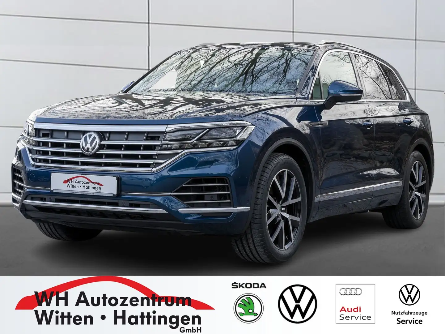 Volkswagen Touareg 3.0 TDI 4Motion Elegance LUFTFEDERUNG PANORAMA ... Blau - 1