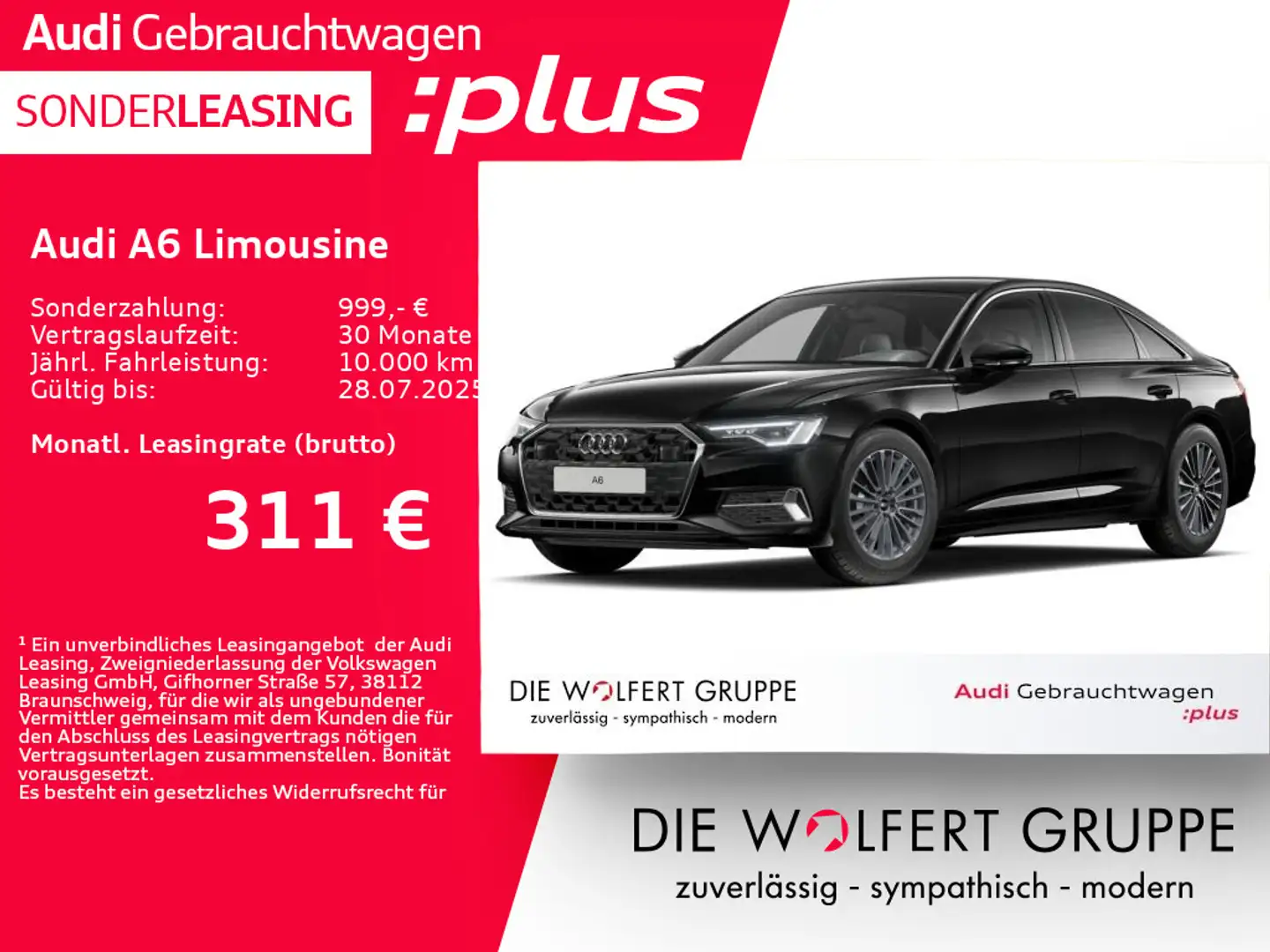 Audi A6 advanced 40 TDI S tronic ACC*RFK Zwart - 1