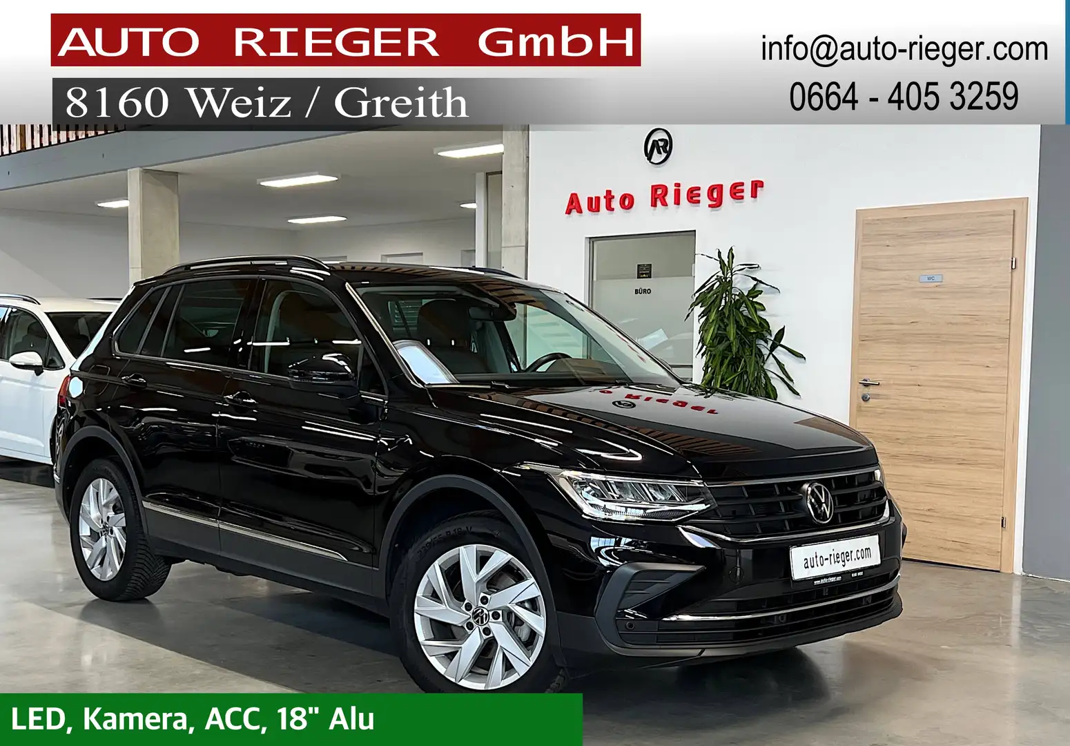 Volkswagen Tiguan Life 4Motion LED, ACC, Kamera Noir - 1
