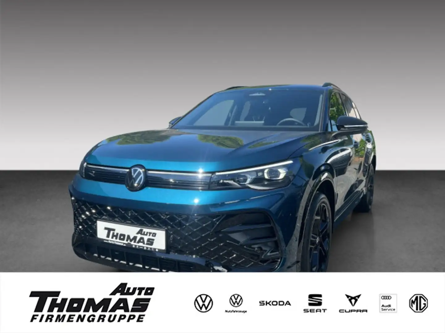 Volkswagen Tiguan 2.0 TDI 4Motion R-Line AHK Black Style Blau - 1