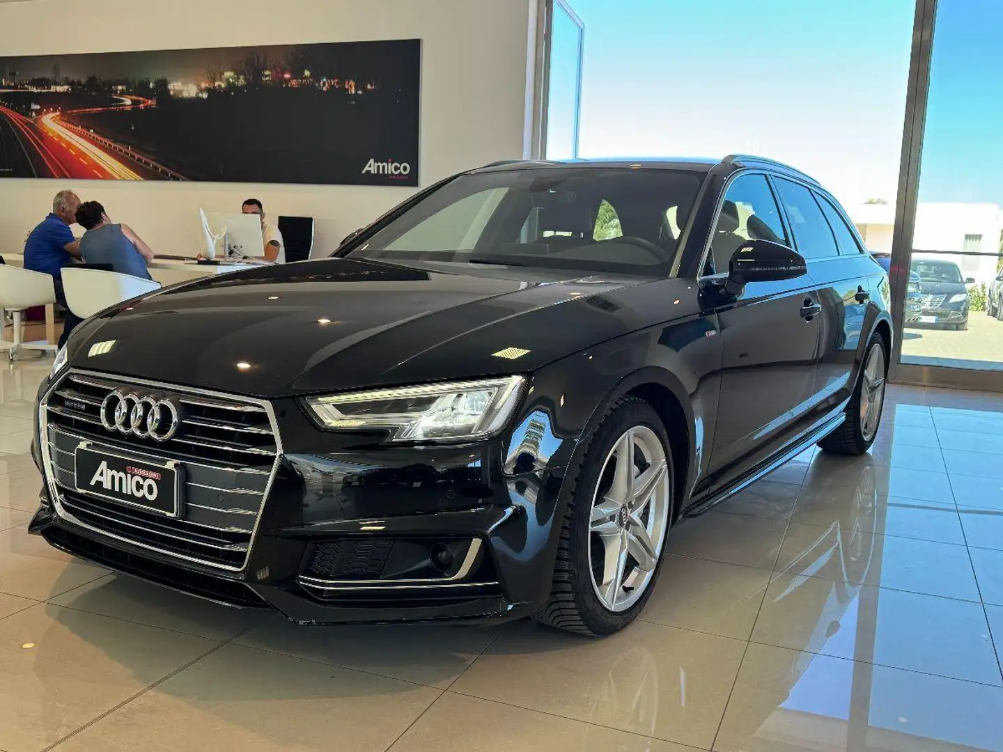 Audi A4 2.0 TDI 190CV quattro S-LINE Pelle Cokpit Matrix Nero - 2