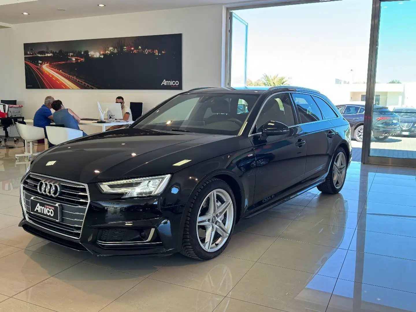 Audi A4 2.0 TDI 190CV quattro S-LINE Pelle Cokpit Matrix Nero - 1