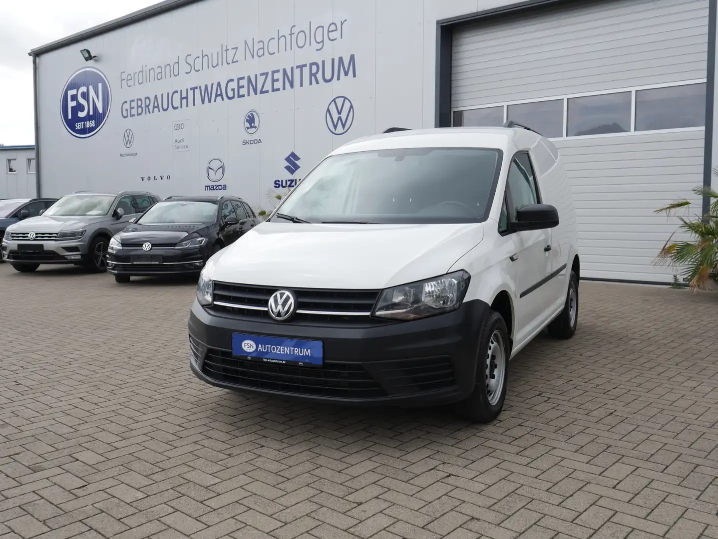 Volkswagen Caddy 2.0 TDI Kasten EcoProfi Vorbereitung-AHK PDC-hint Weiß - 2