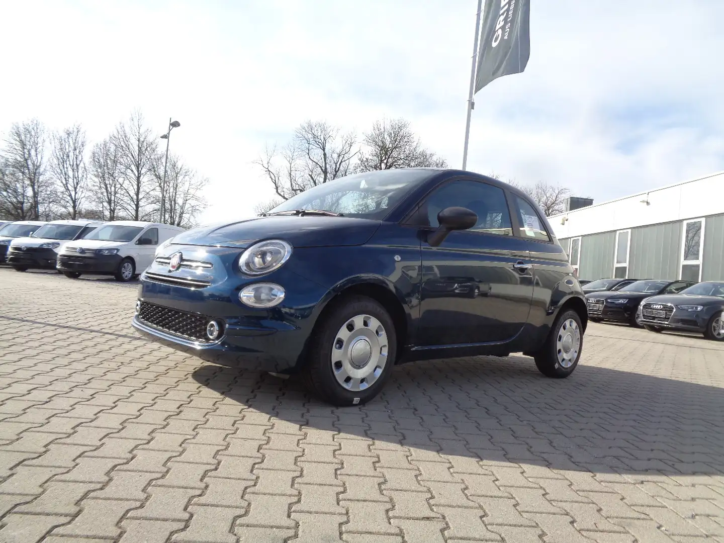 Fiat 500 1.0 Hybrid *Navi PDC Klima CarPlay DAB NS* Blau - 1