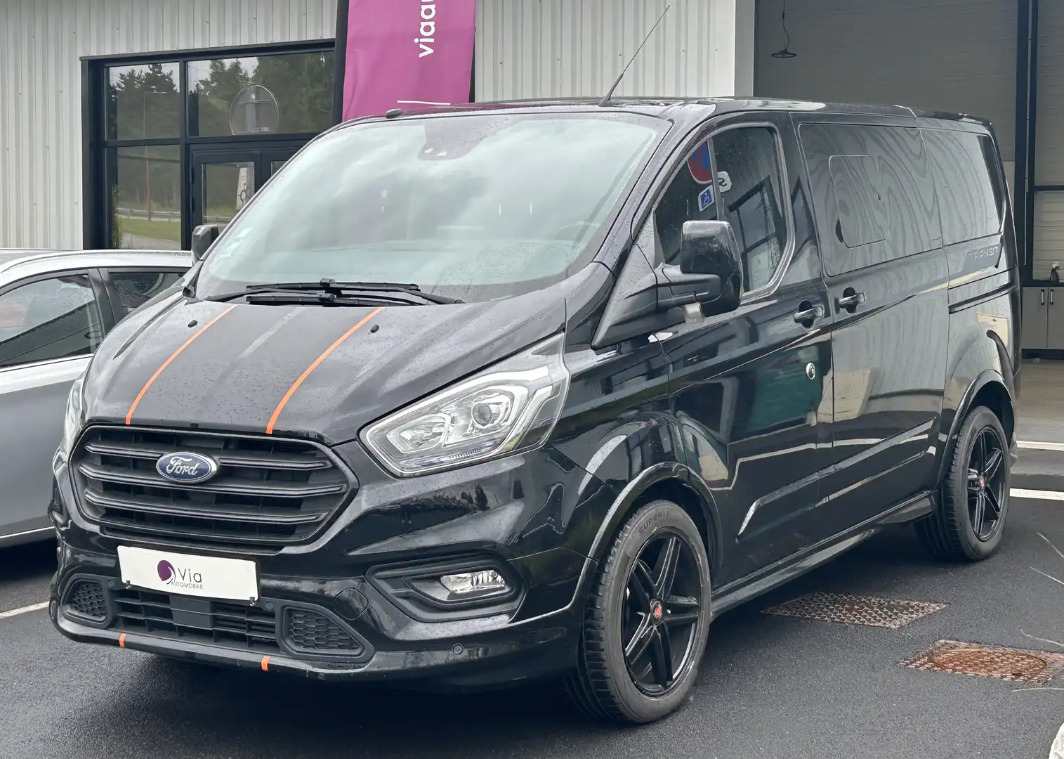 Ford Transit Custom CA 310 L1H1 2.0 ECOBLUE 170 S\u0026amp;S BVA SPORT Noir - 1