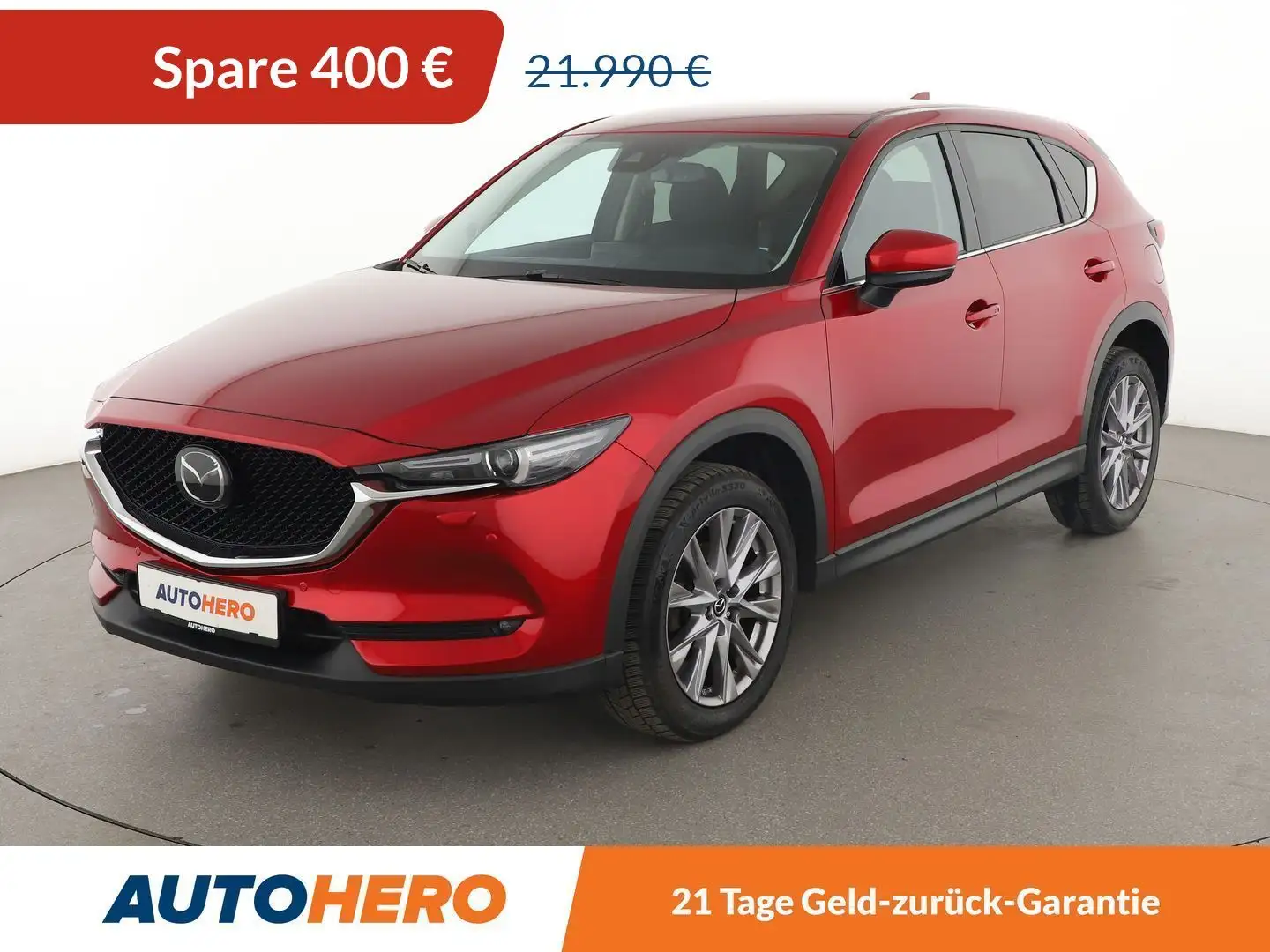 Mazda CX-5 2.2 Turbodiesel Sports-Line AWD *NAVI*360CAM*LED* Rot - 1