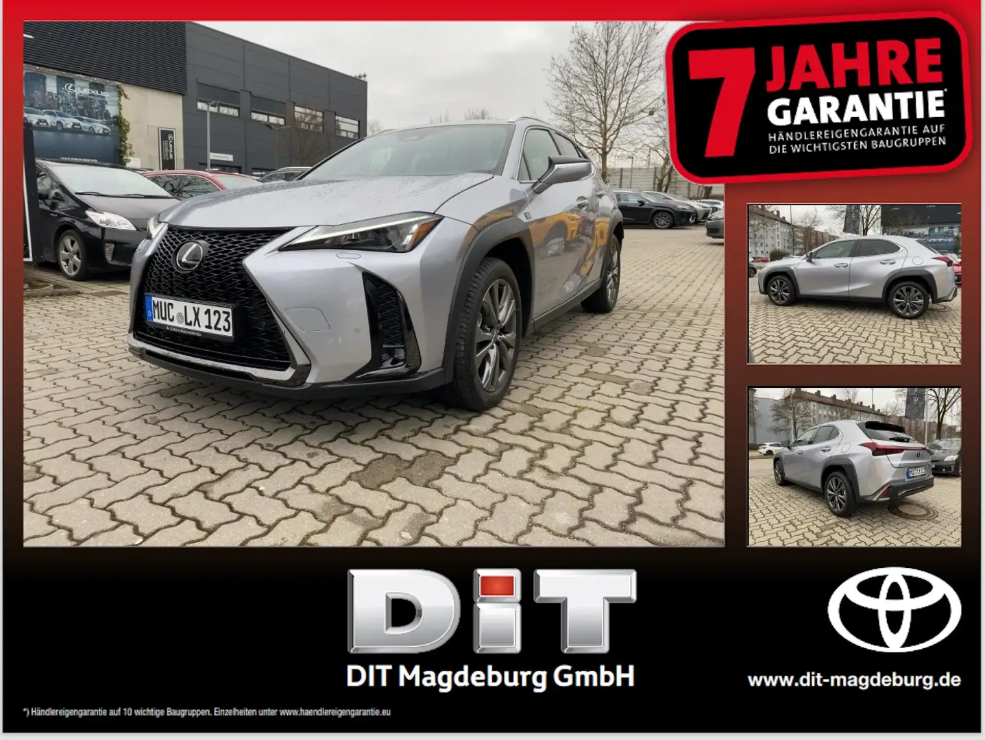 Lexus UX 300e UX 300h F Sport Design ACC FLA SpurH LED Argent - 1