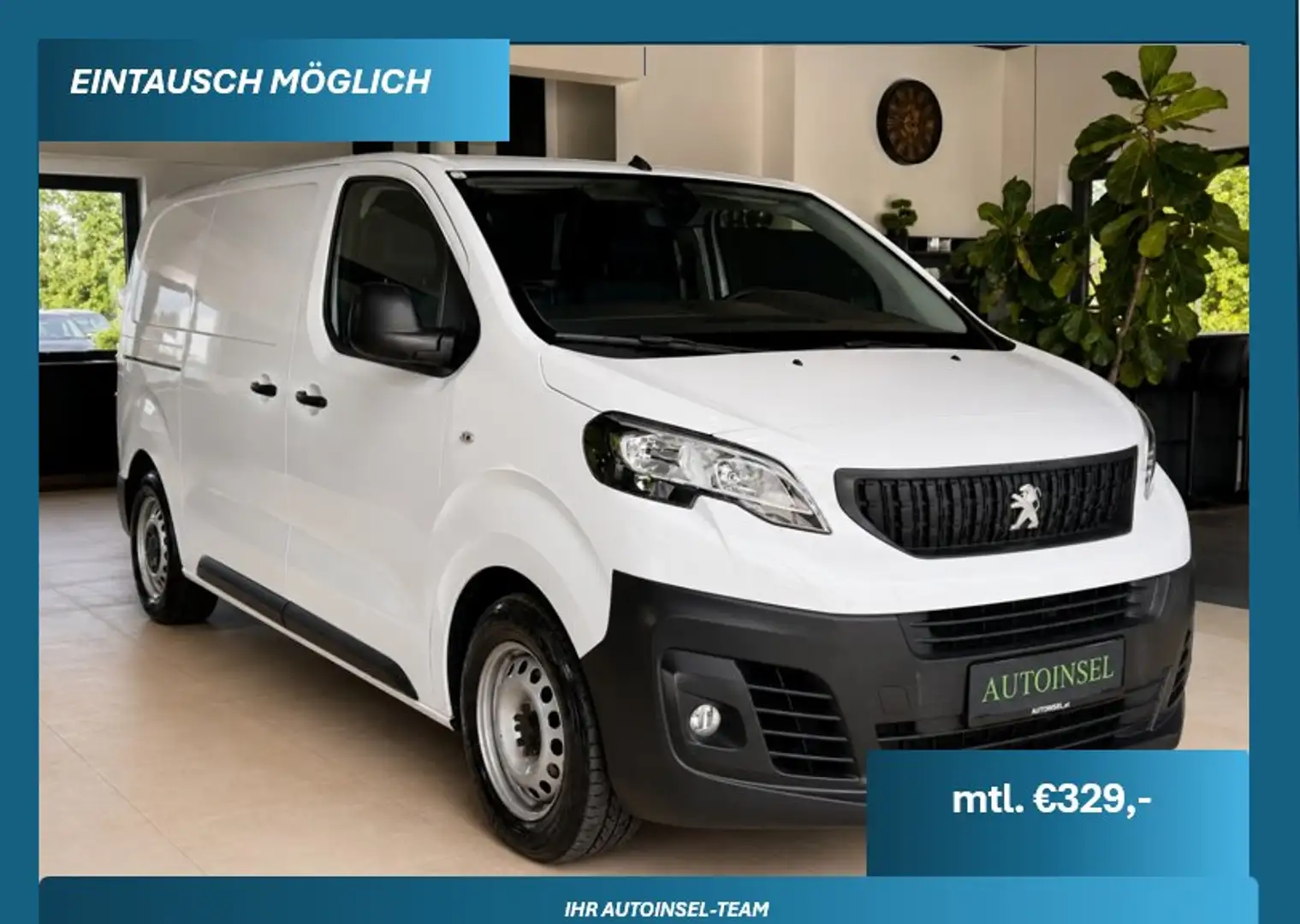 Peugeot Expert 50 kWh e-Expert L2 Navi AUT. PDC Weiß - 1