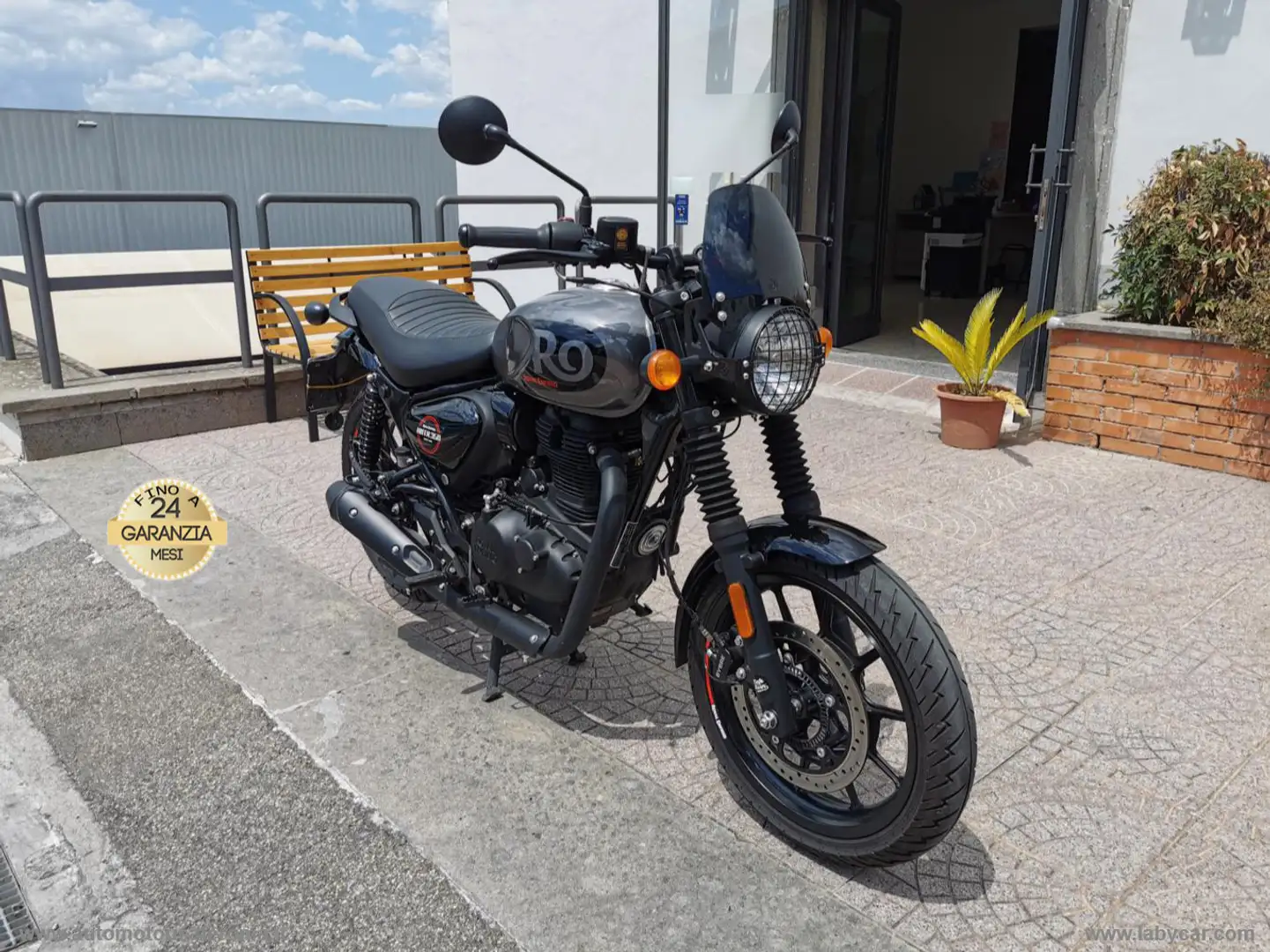 Royal Enfield Meteor 350 HNTR 350 REBEL E5 ABS RATE AUTO MOTO SCOOTER Grigio - 2