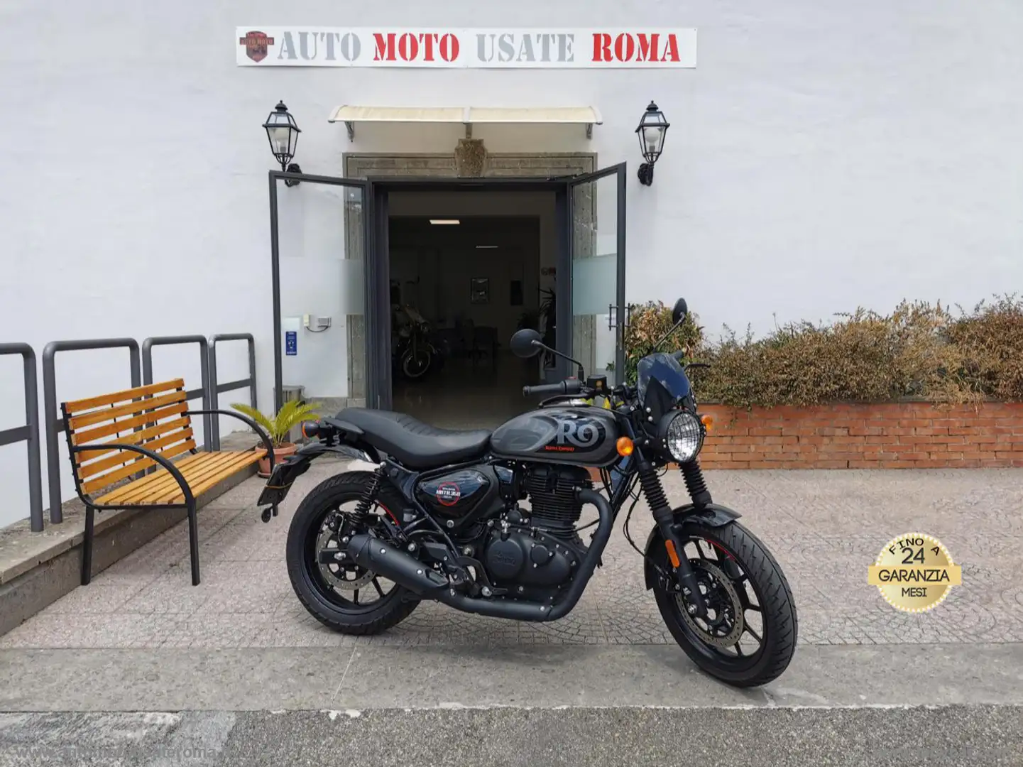 Royal Enfield Meteor 350 HNTR 350 REBEL E5 ABS RATE AUTO MOTO SCOOTER Grigio - 1