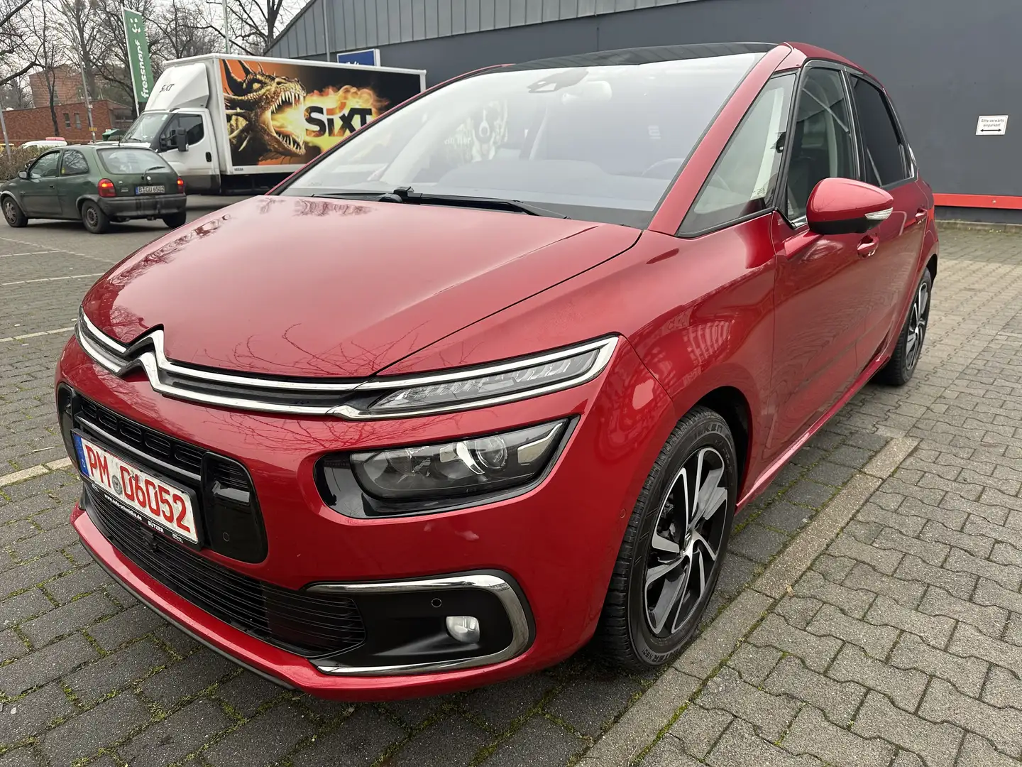 Citroen C4 Picasso C4 Picasso/Spacetouer,Leder,Navi,Kamera,… Rot - 1