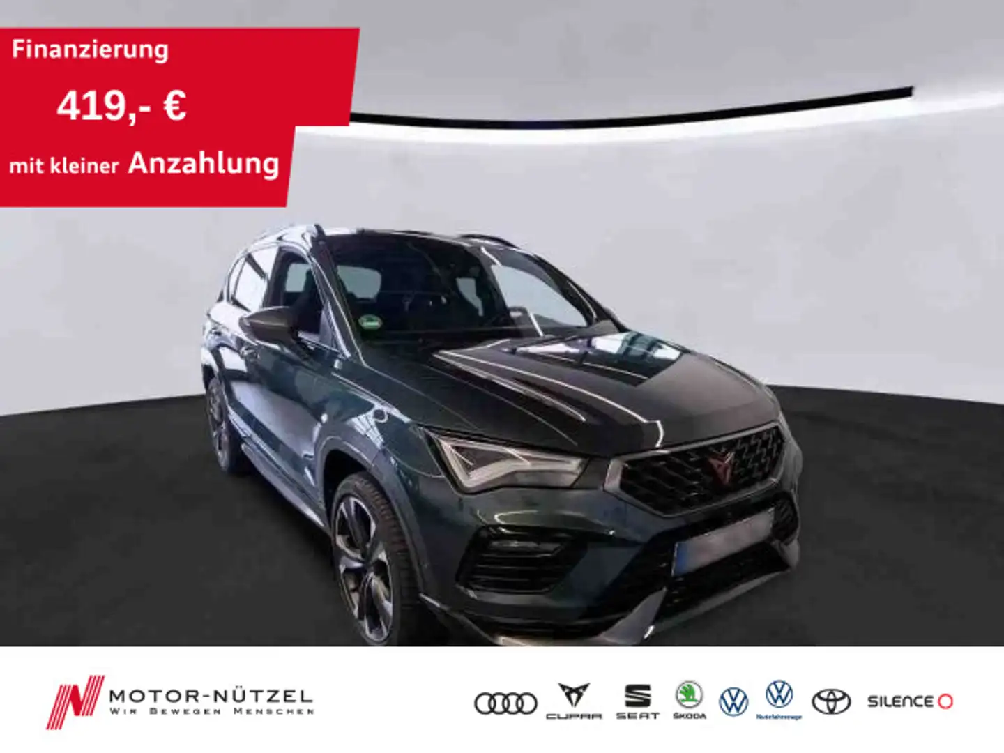 CUPRA Ateca VZ 2.0 TSI DSG 4Drive LED+NAV+ACC+BEATS+VC Grün - 1