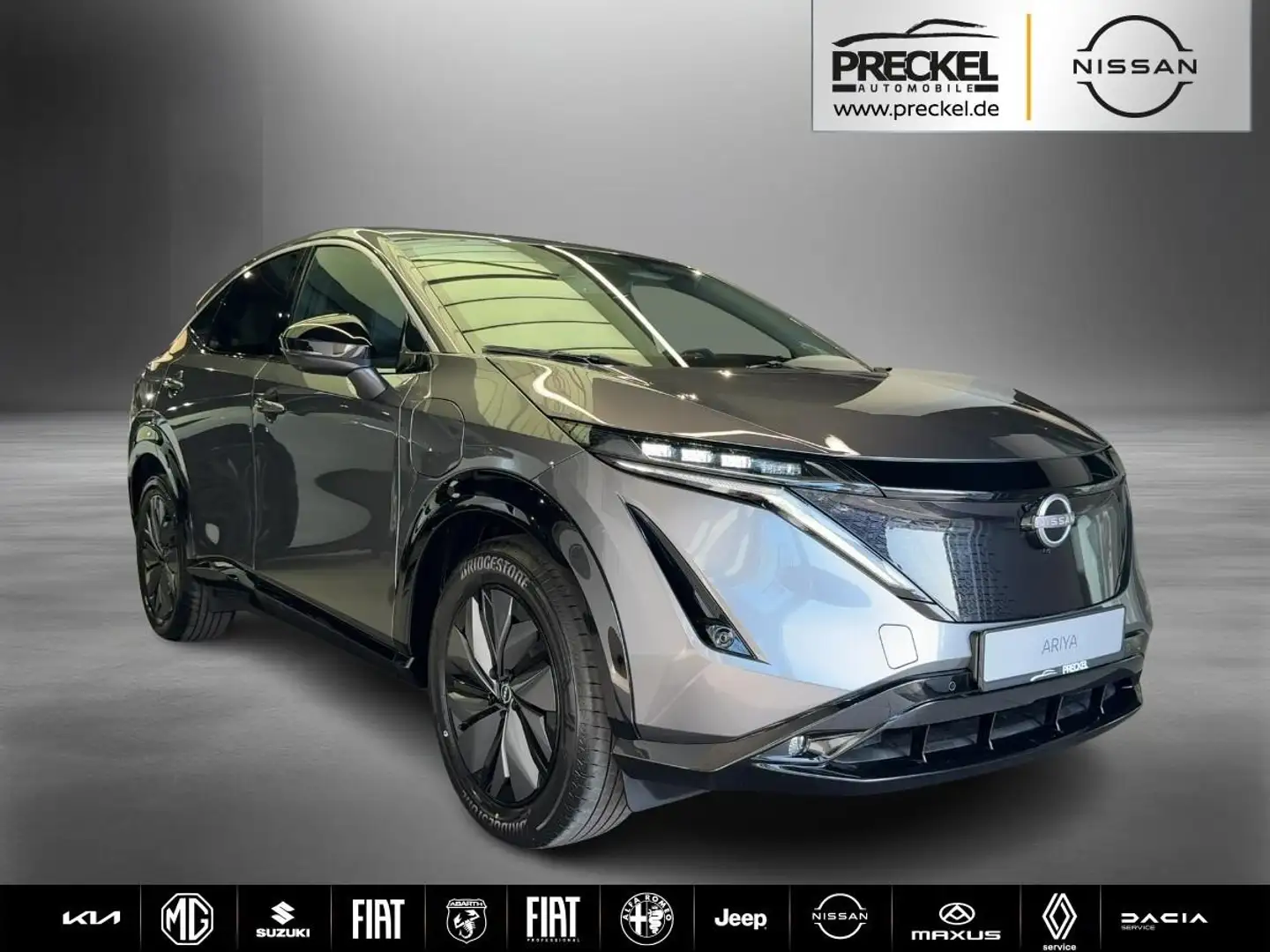 Nissan Ariya 63 kWh ⚡🌟Advanced Pack⚡Kurzzulassung Grau - 2