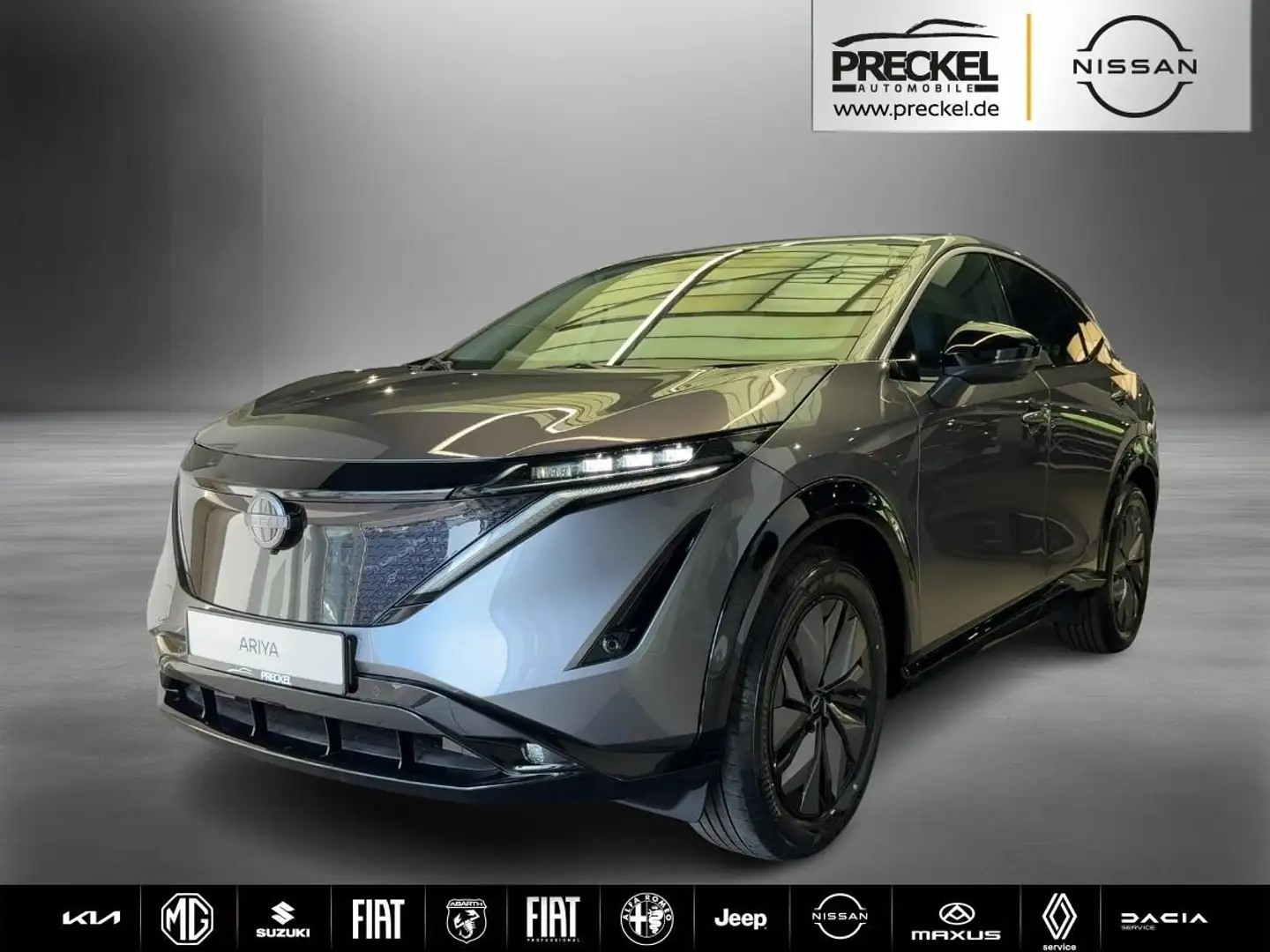 Nissan Ariya 63 kWh ⚡🌟Advanced Pack⚡Kurzzulassung Grau - 1