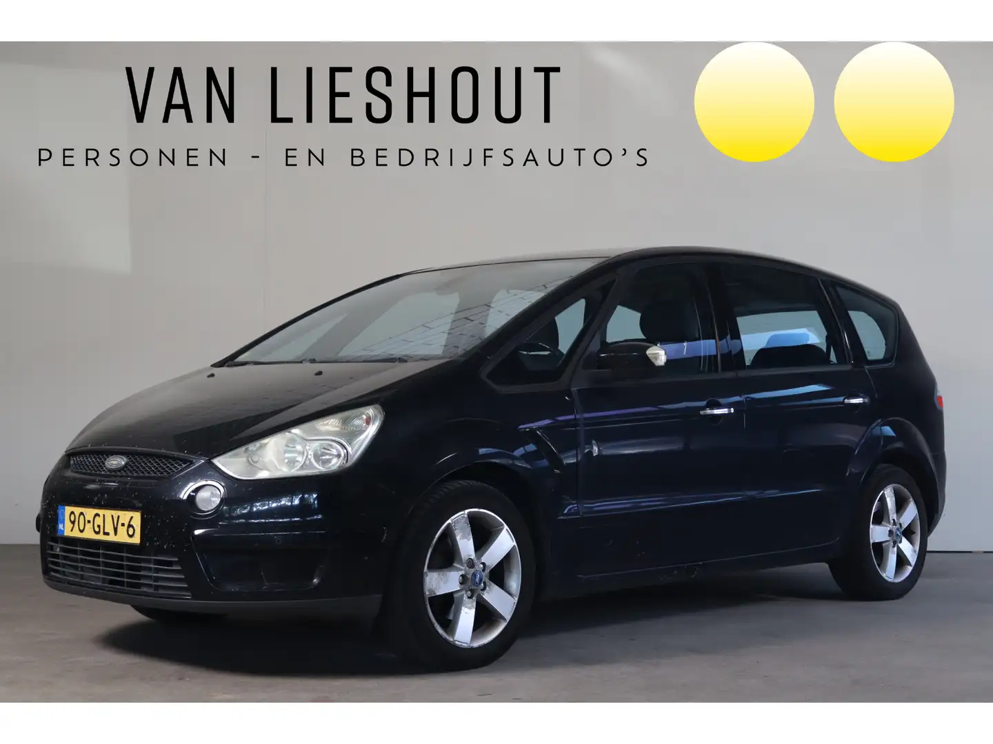 Ford S-Max 2.0-16V 7-Persoon's NL-Auto!! Navigatie I Climate Schwarz - 1