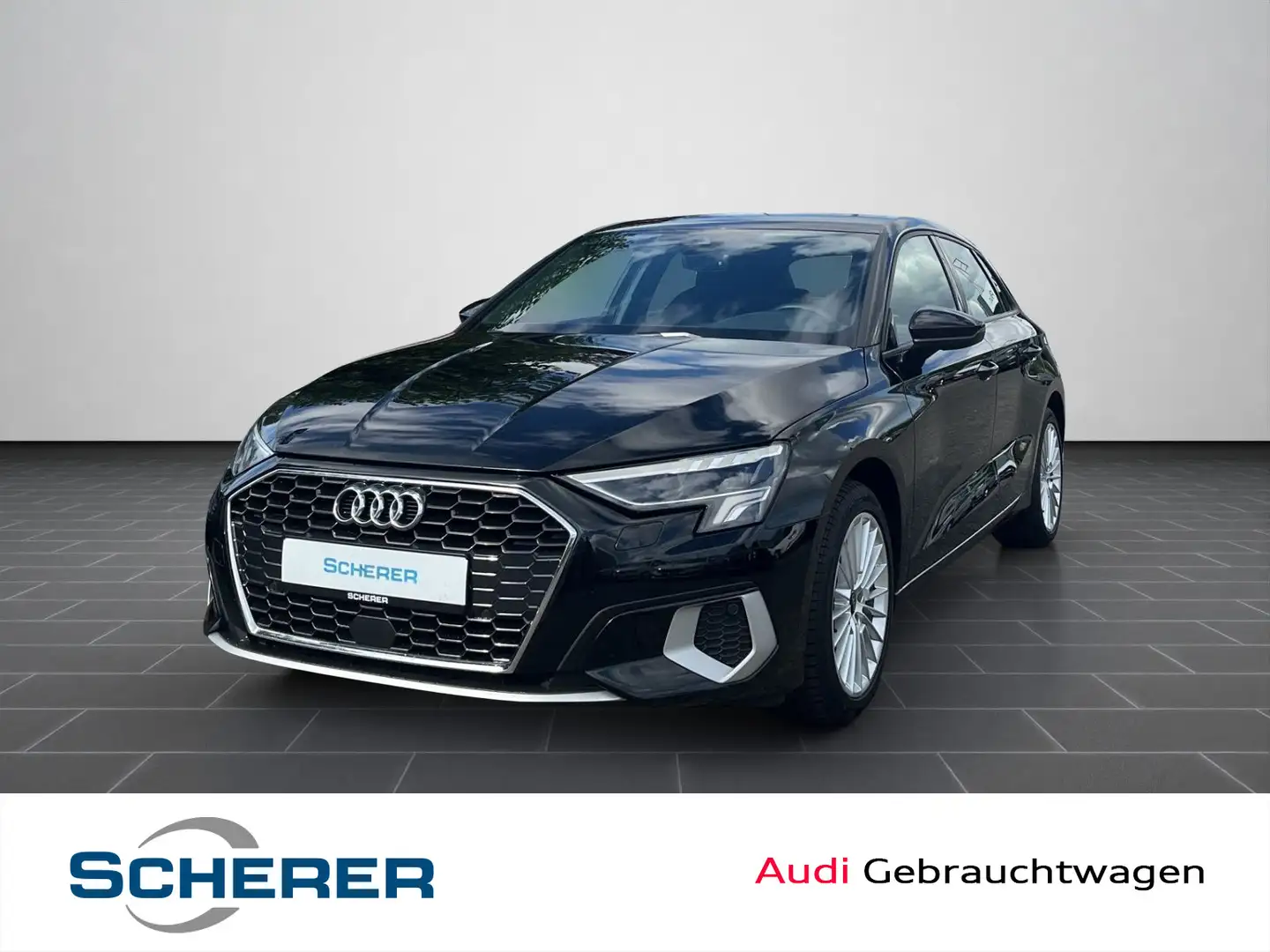 Audi A3 35 TDI advanced Navi, LED, SHZ Noir - 1
