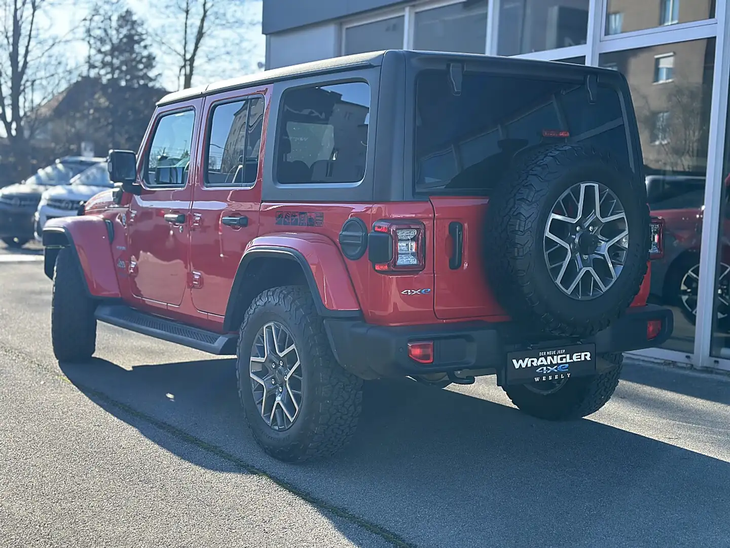 Jeep Wrangler Sahara 2.0 PHEV 380 PS AT 4xe Rouge - 2