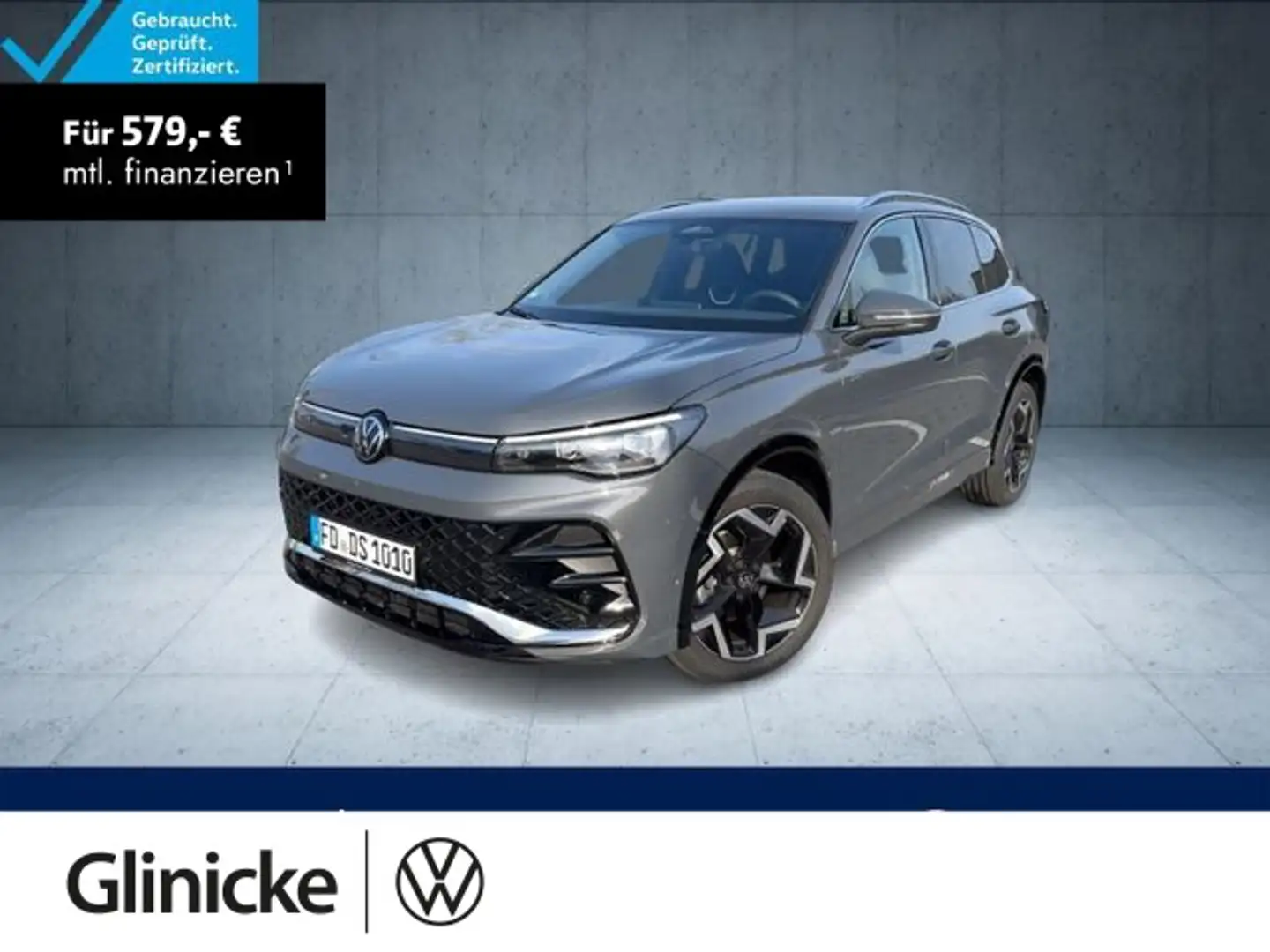 Volkswagen Tiguan R-Line 1.5 eTSI AHK/Nav/LED+/Assist/LHZ/1 Grigio - 1