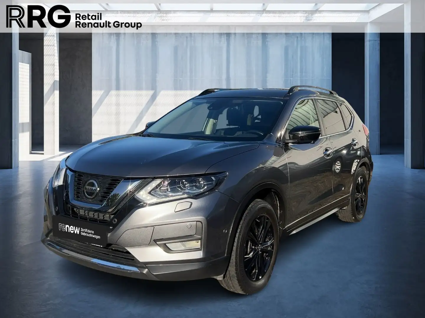 Nissan X-Trail N-Tec 4x4 360° AHK LED SHZ ACC Navi Pano Grau - 1