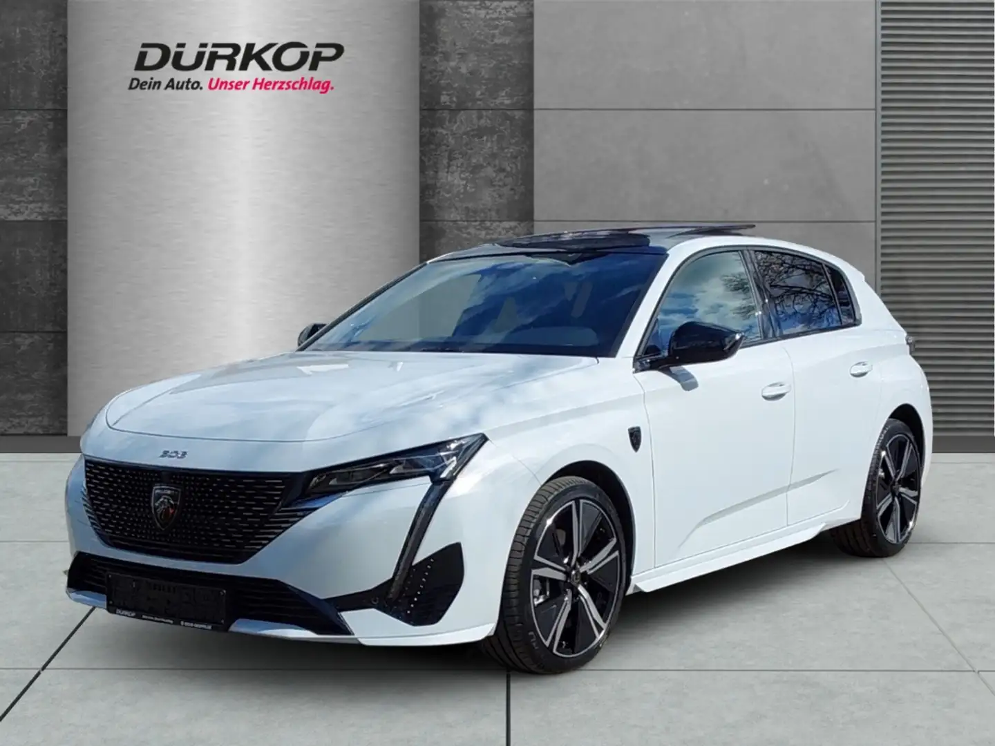 Peugeot 308 GT Hybrid AT Premium-Paket Surrounding-Plus AHK-ab Blanco - 1