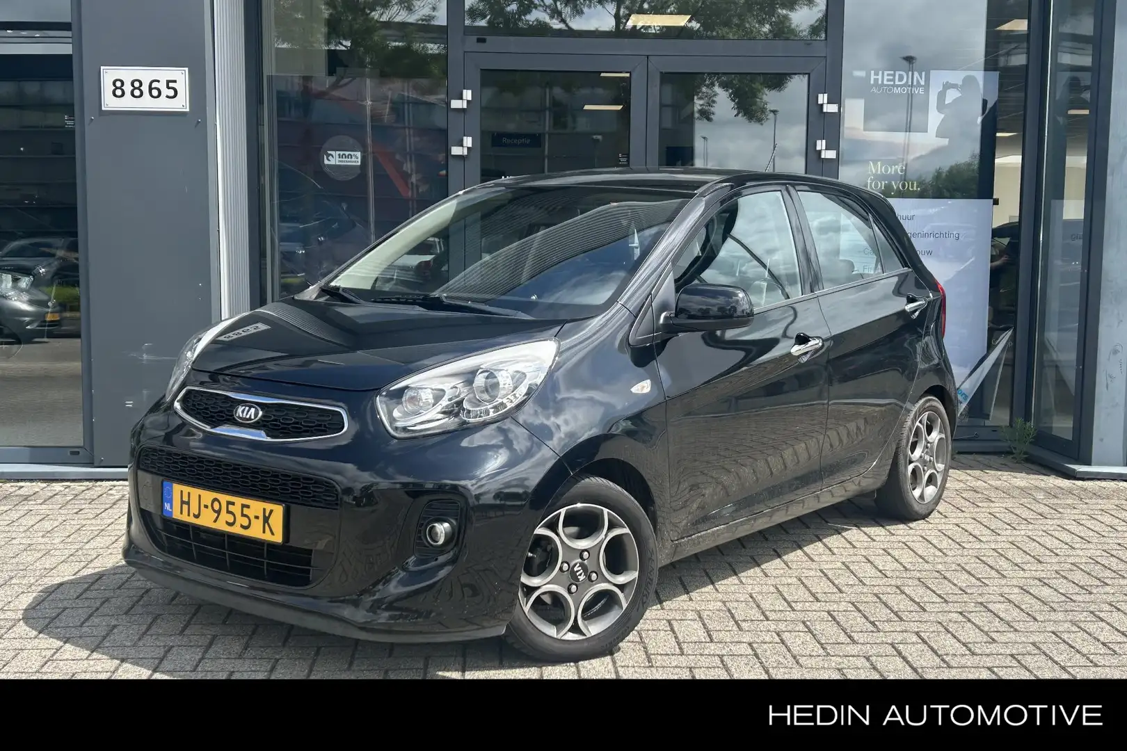 Kia Picanto 1.0 CVVT DynamicLine Zwart - 1