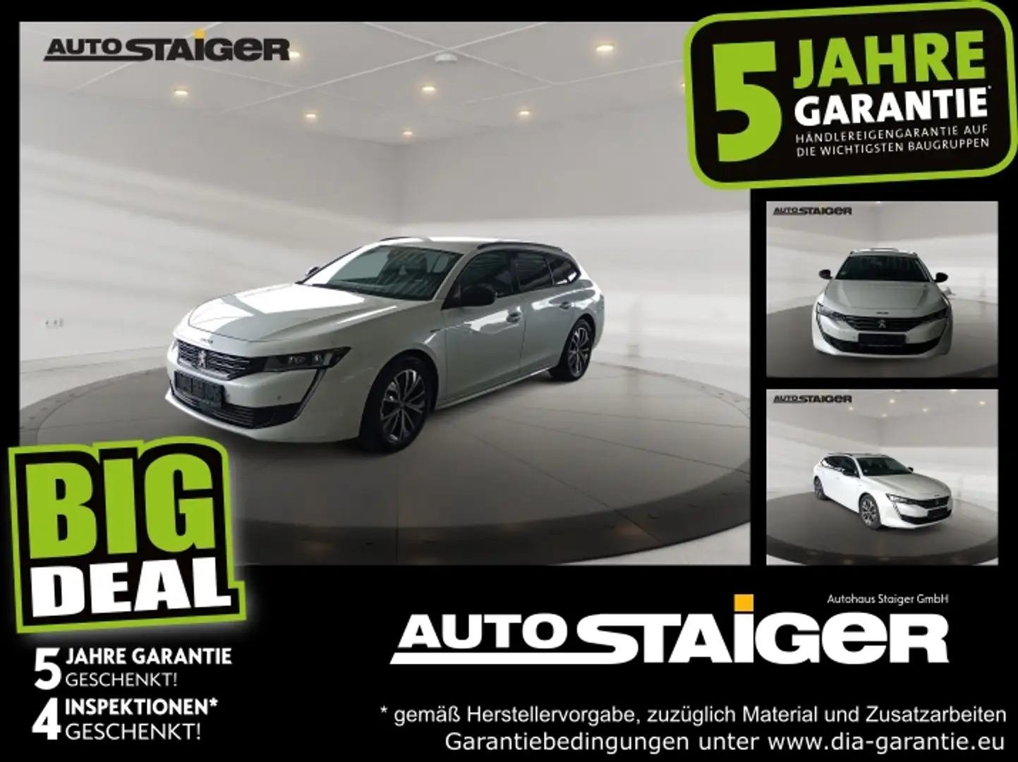 Peugeot 508 SW Allure Pack ACC+LED+Navi+SHZ+2xKlima+360 Blanc - 1