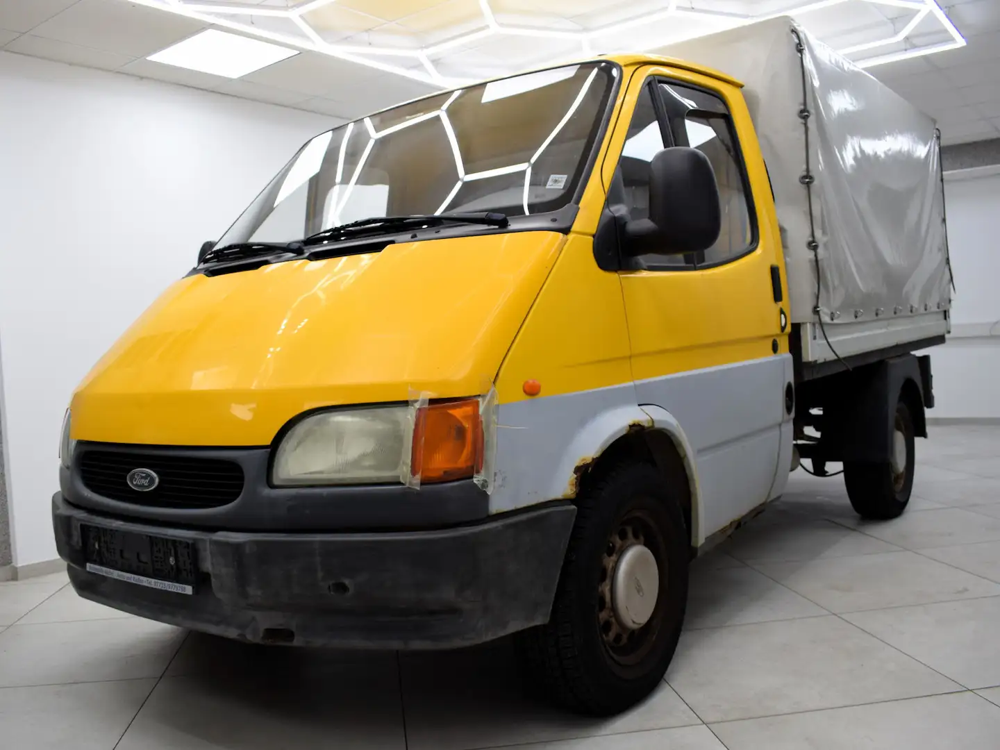 Ford Transit 2.5 Diesel Pritsche Plane AHK Orange - 2