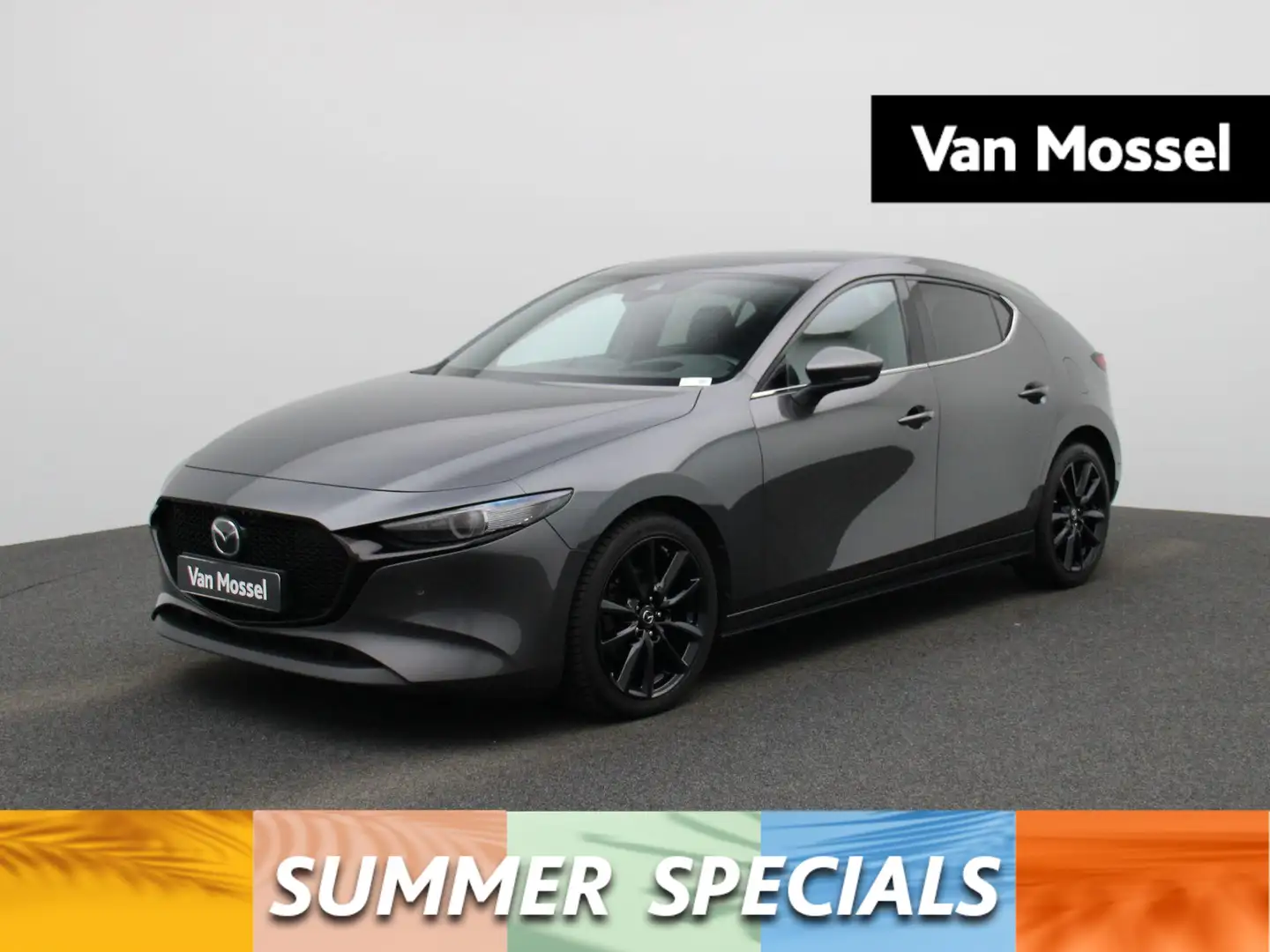 Mazda 3 Hatchback 2.0 Skyactiv-X LED | Leer | ACC | LMV Gris - 1