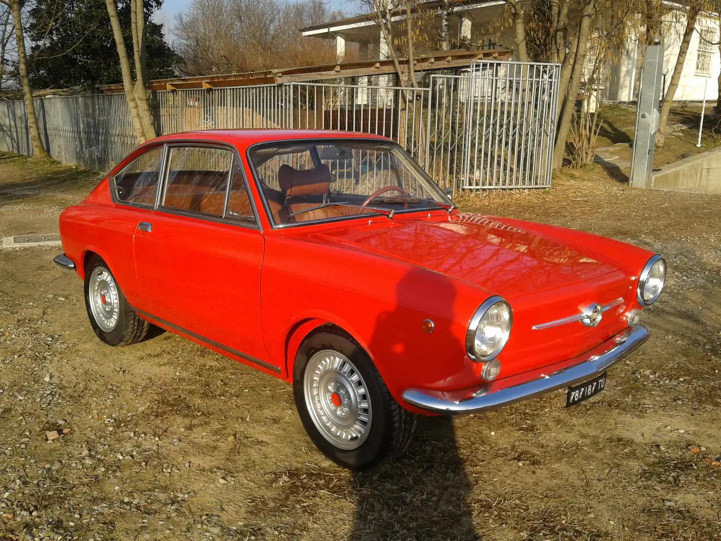 Fiat 850 Coupé Rot - 1