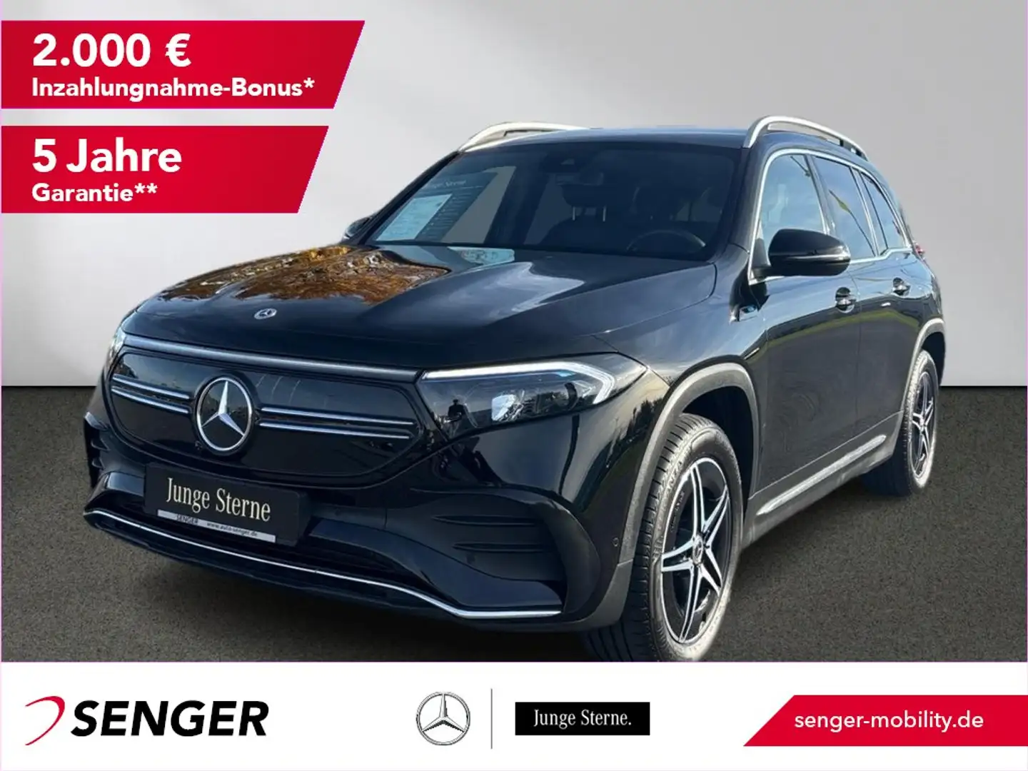 Mercedes-Benz EQB 300 4M AMG Line Ambiente Carplay Rückfahrk. Zwart - 1