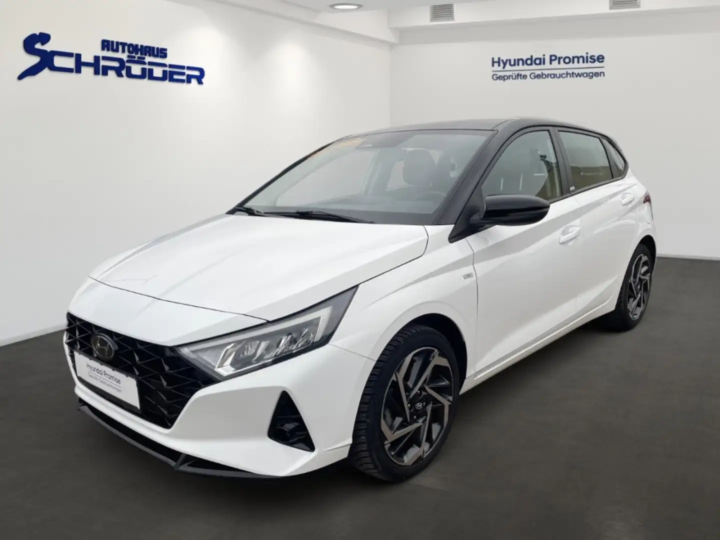 Hyundai i20 1.0T 48V Mild-Hybrid Intro Edition Navigation Kame Blanc - 1