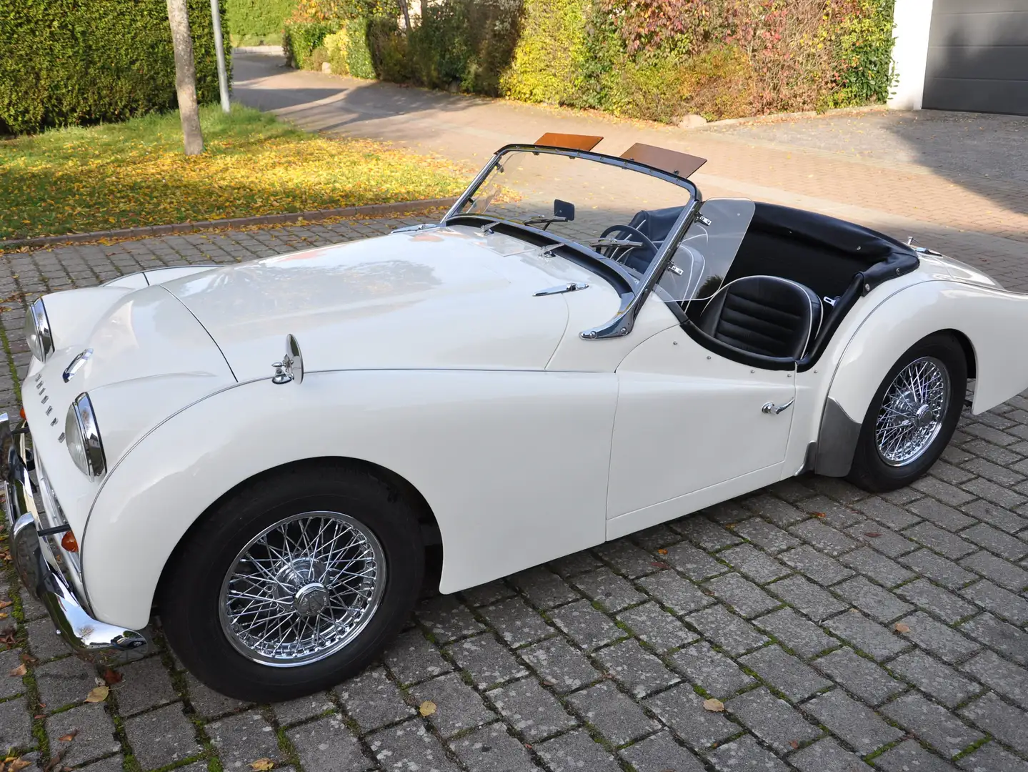 Triumph TR3 Roadster Blanco - 2
