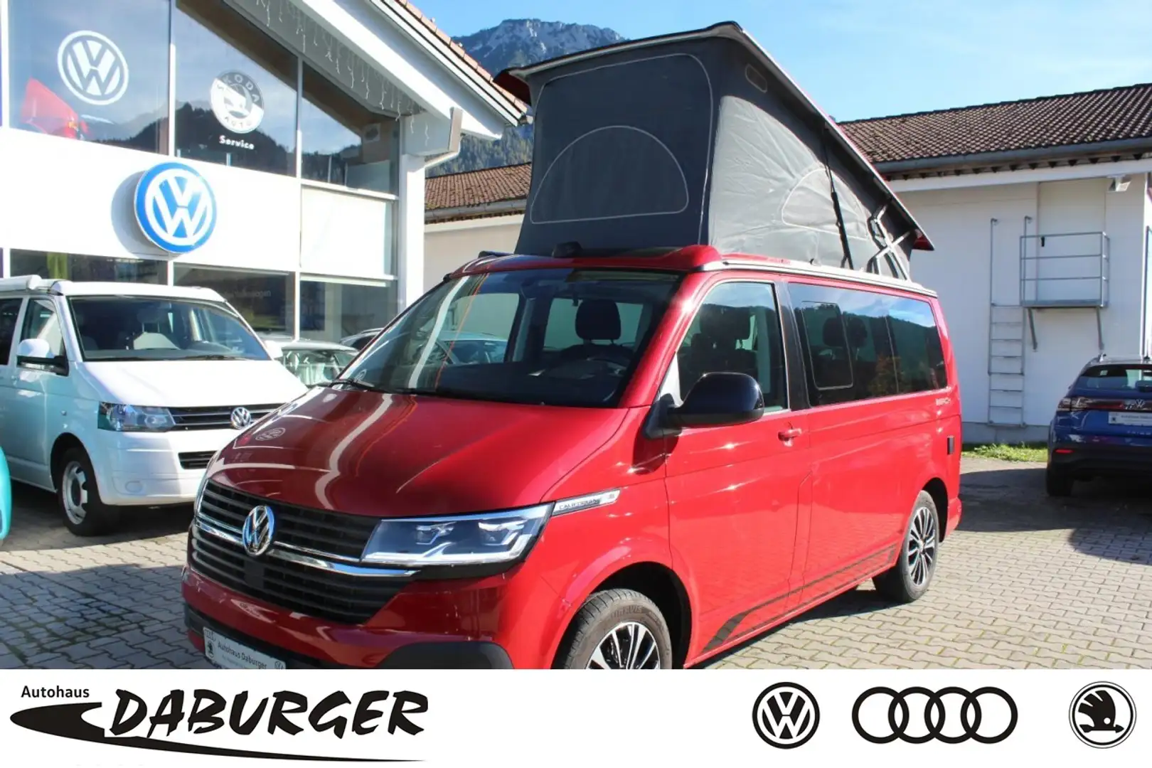 Volkswagen T6.1 California Beach Camper Edition Klima Navi Einparkhilfe Rot - 1