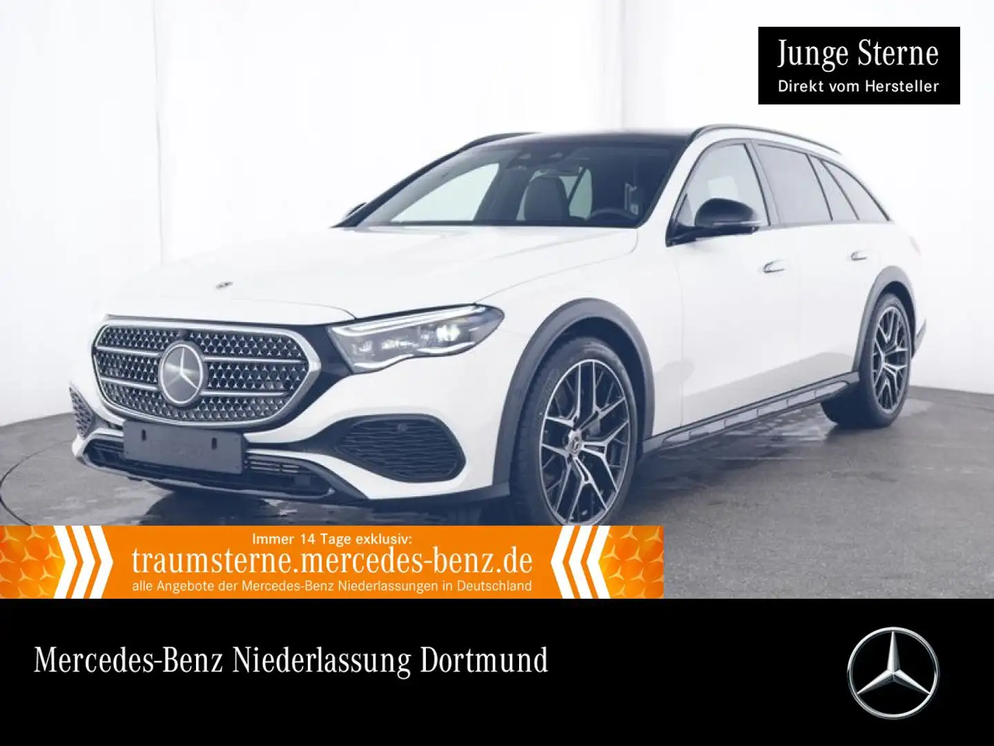 Mercedes-Benz E 450 T 4M Avantgarde Fahrass 360° Stdhzg Pano PTS Weiß - 1