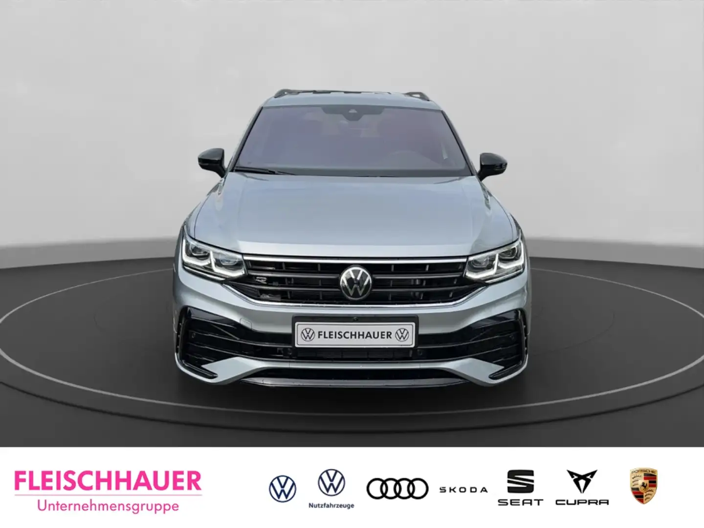 Volkswagen Tiguan Allspace 2,0TDI R-Line 4Motion Leder+Navi+CarPlay+Matrix Silber - 2