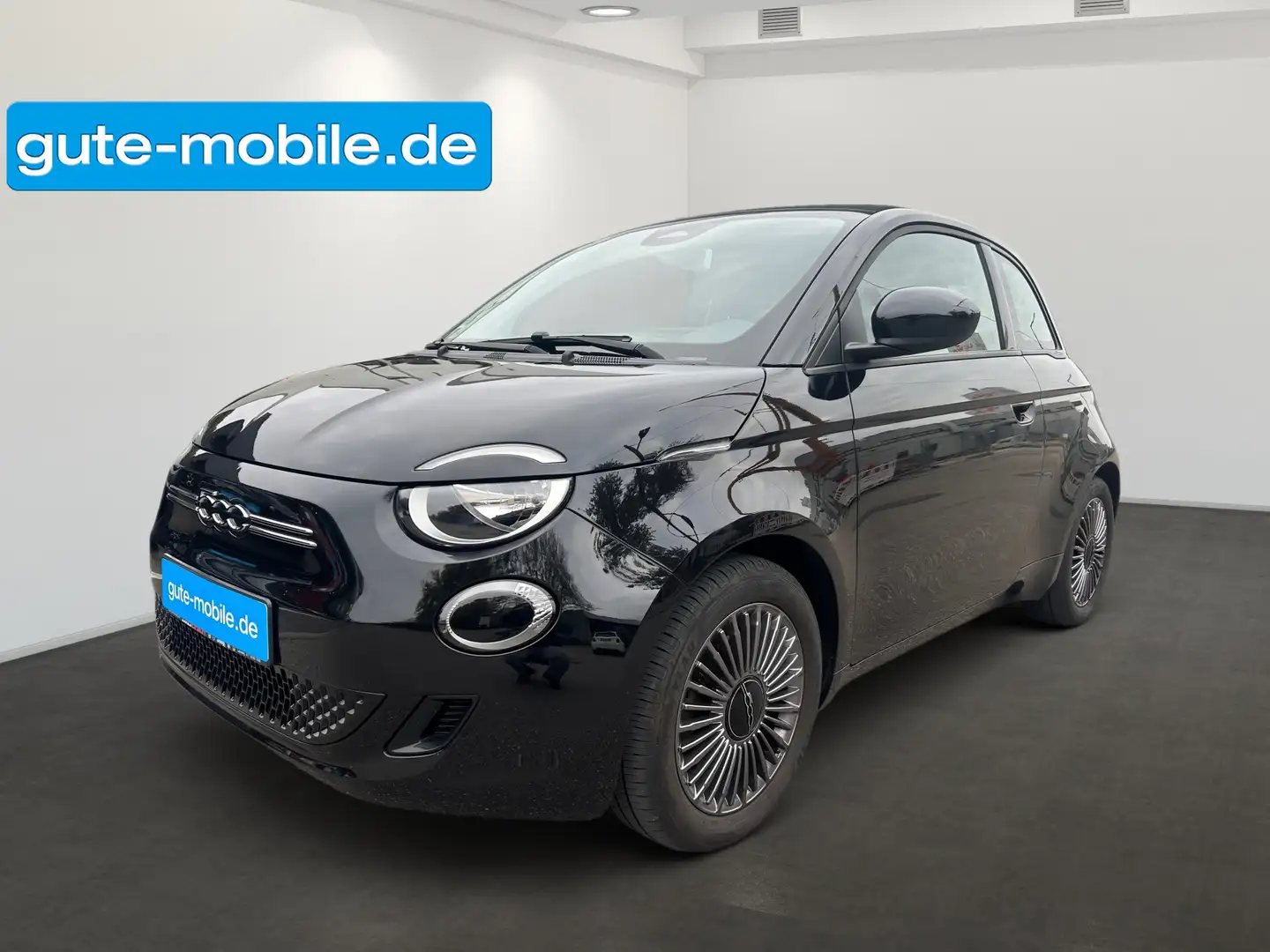 Fiat 500e Cabrio | Icon | 42 kWh | Tempomat | Klimaautomatik Schwarz - 1