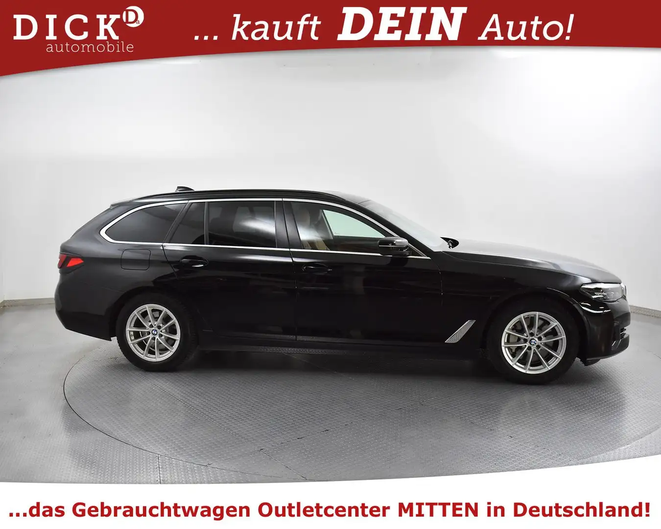 BMW 530 i To Aut VIRTU+LEDER+PROF+LED+SHZ+HEAD+KAM+MF Schwarz - 2