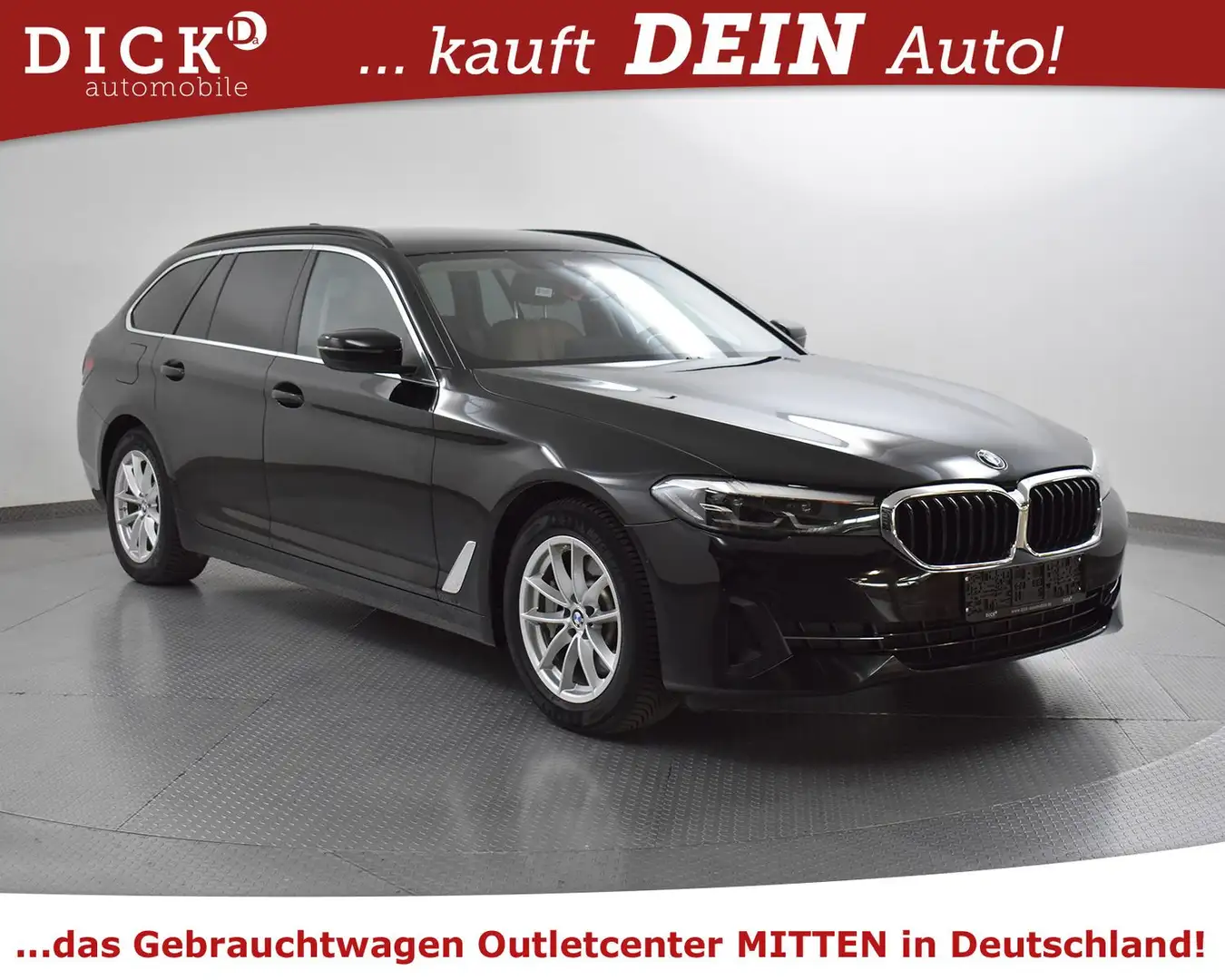 BMW 530 i To Aut VIRTU+LEDER+PROF+LED+SHZ+HEAD+KAM+MF Schwarz - 1